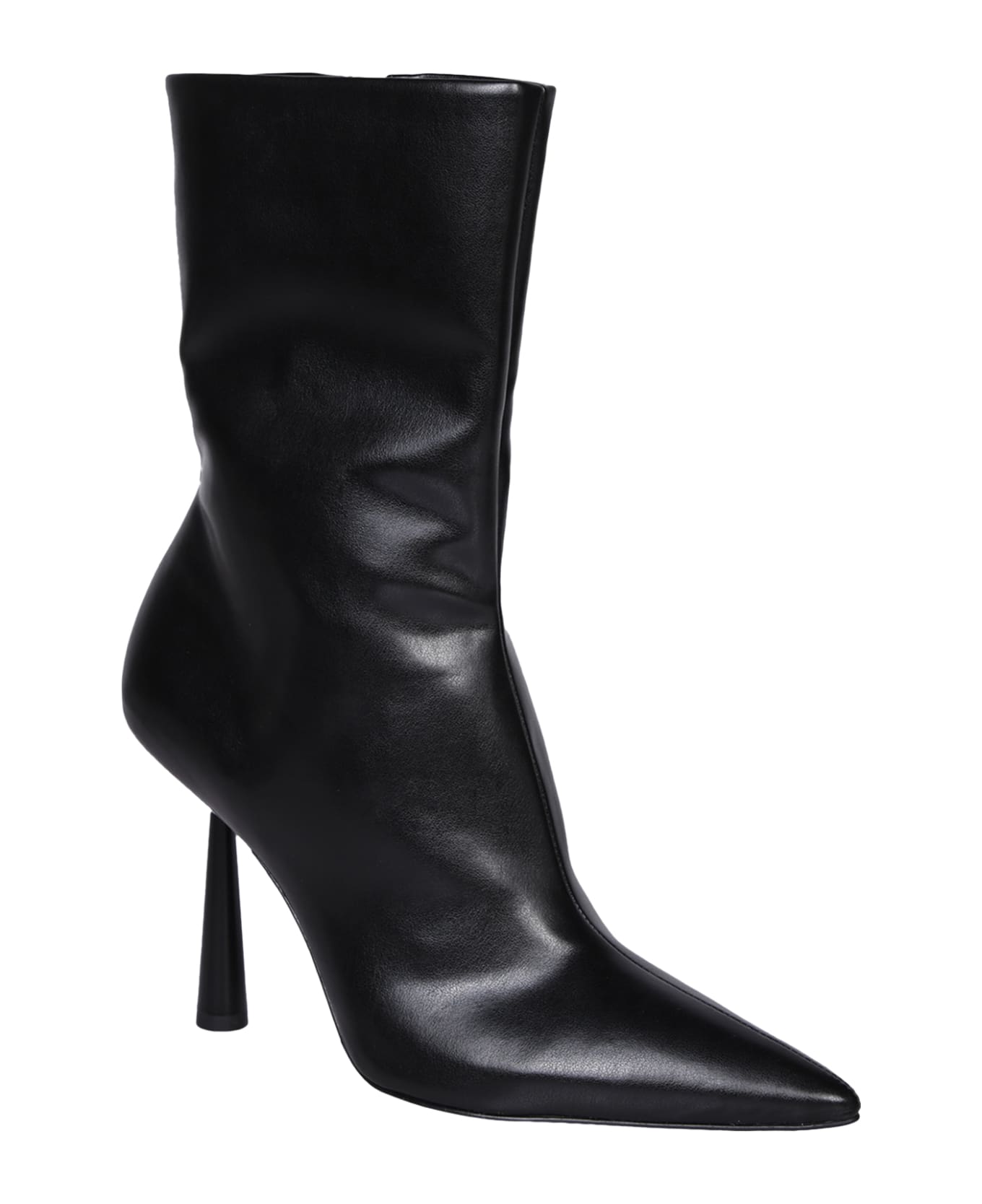 GIA BORGHINI Rosie 7 Black Ankle Boots - Black