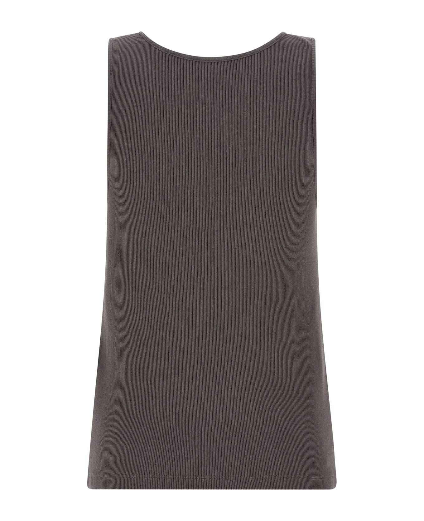 Saint Laurent Logo Top - Brown
