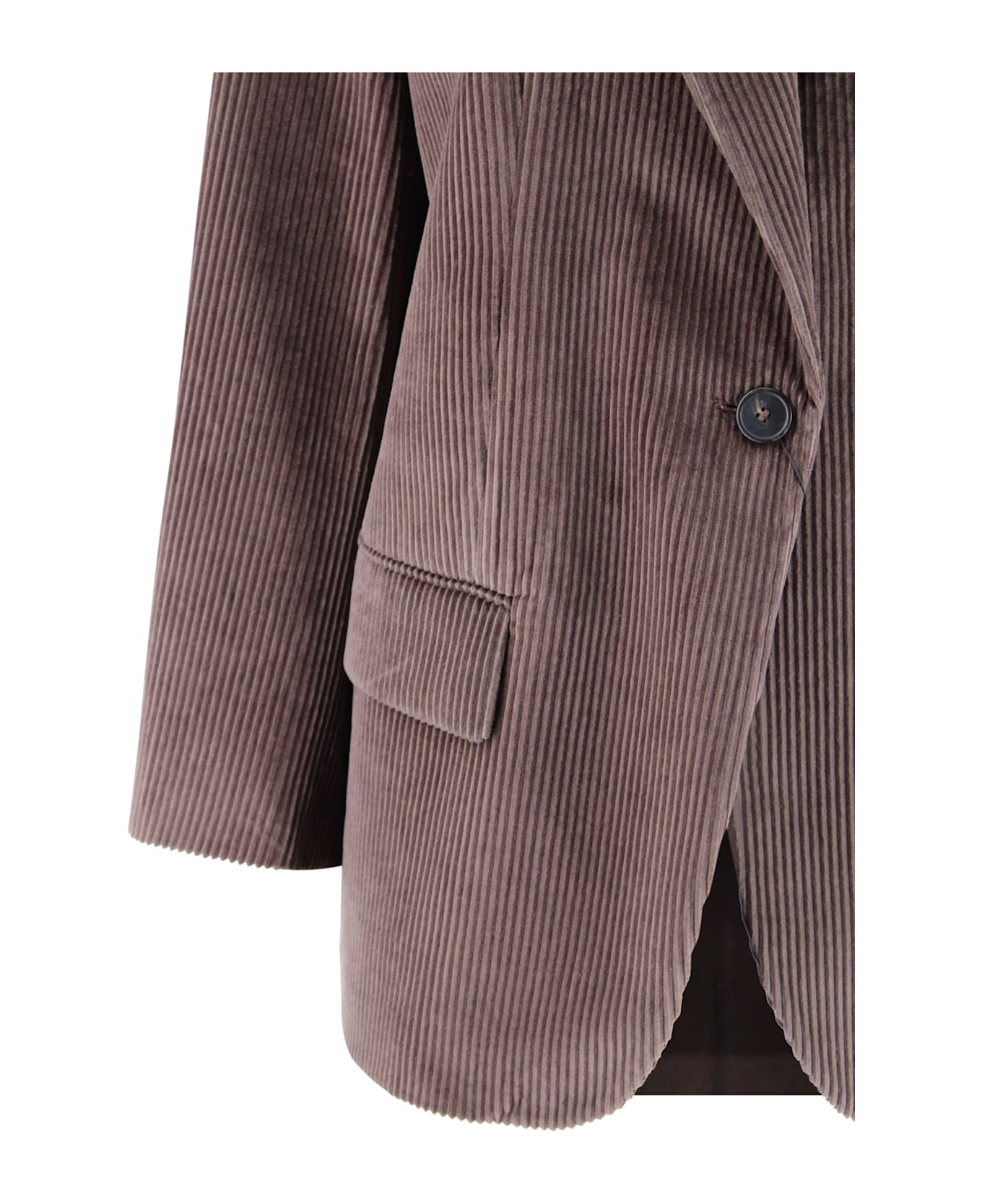 Weekend Max Mara Single-breasted Velvet Blazer - Cioccolato