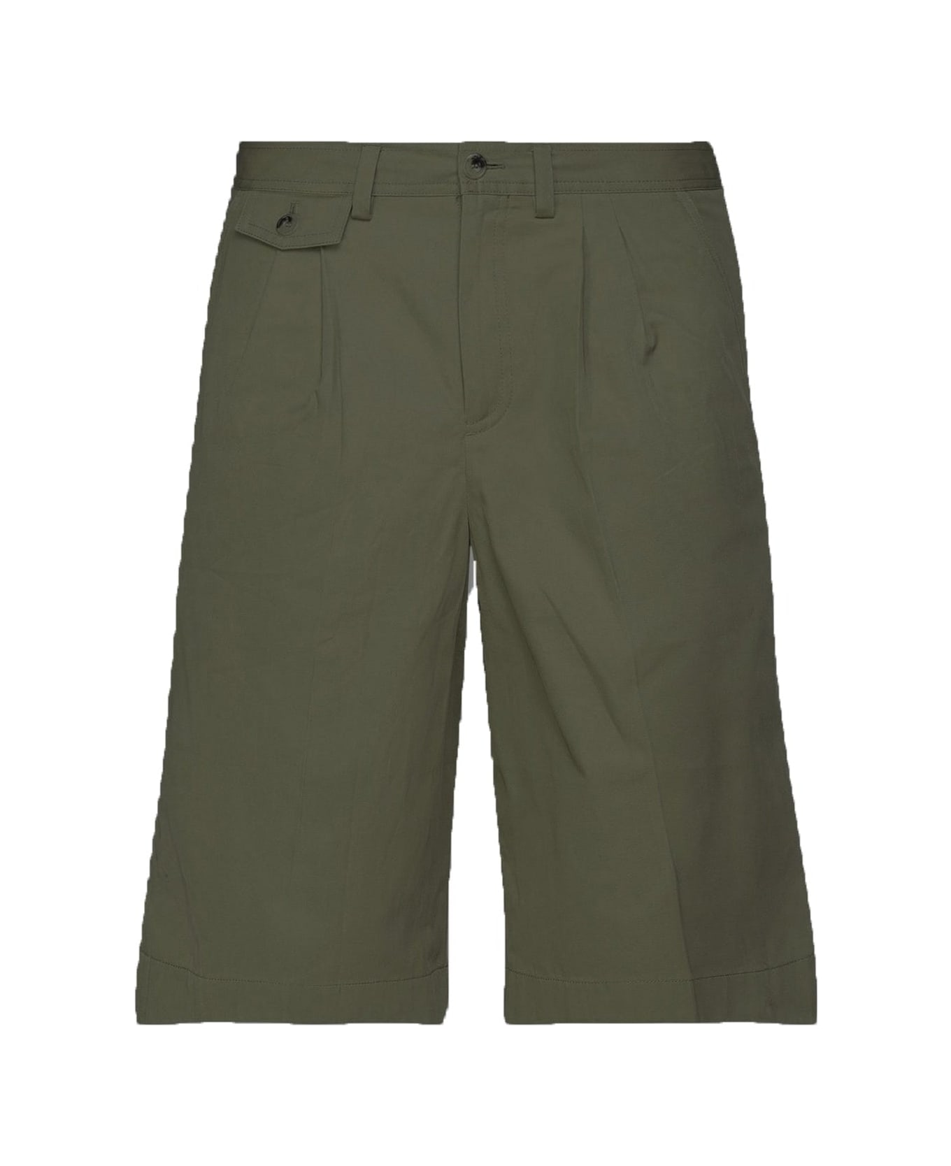 Burberry Cotton Shorts - Green
