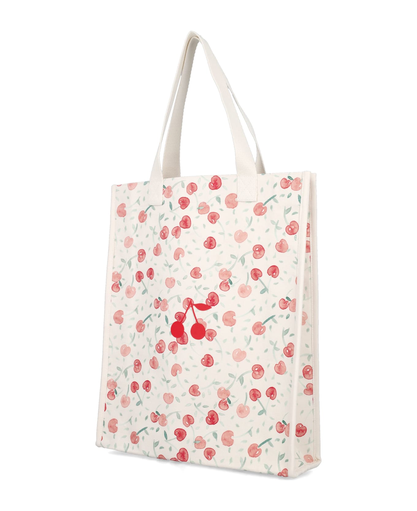 Bonpoint Cherry Pattern Tote Bag - MILK