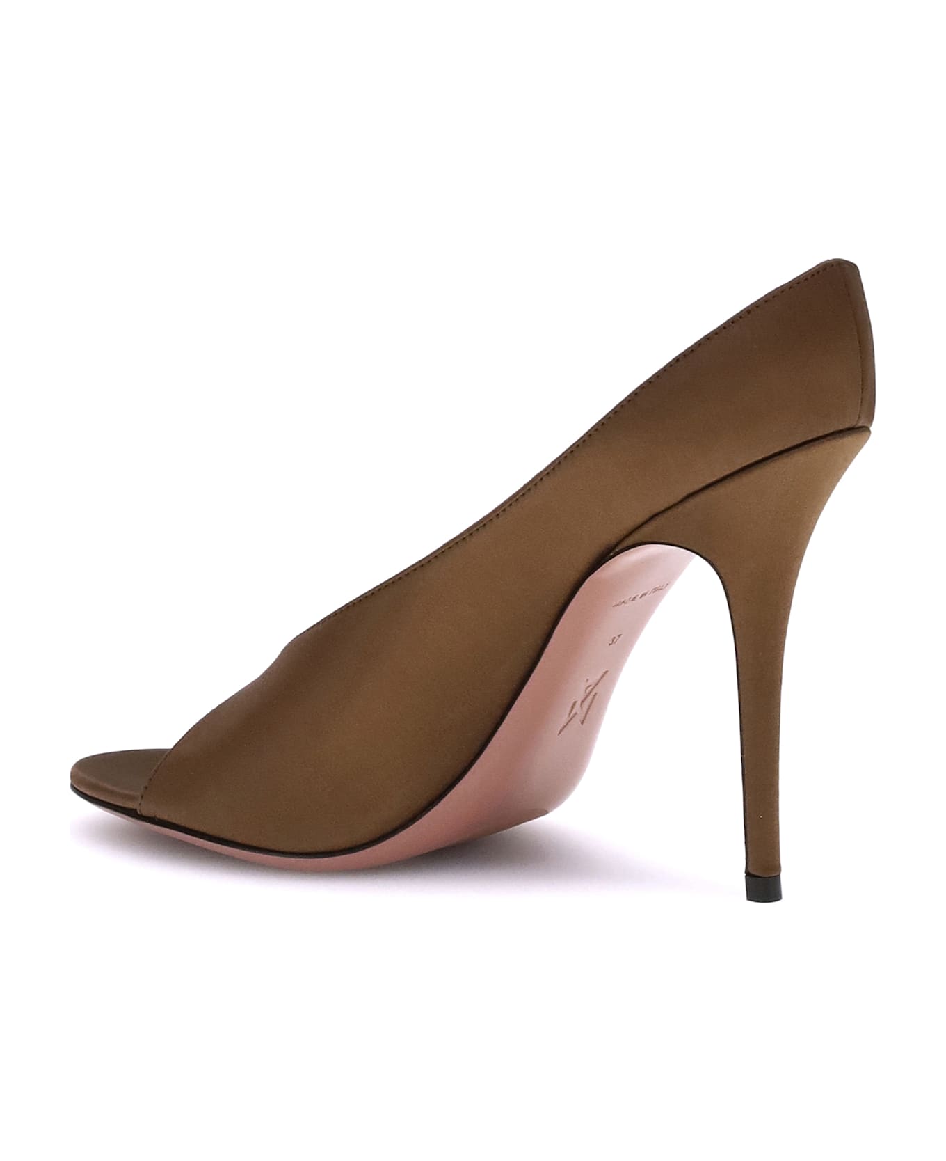 Amina Muaddi Anok Satin Sandals