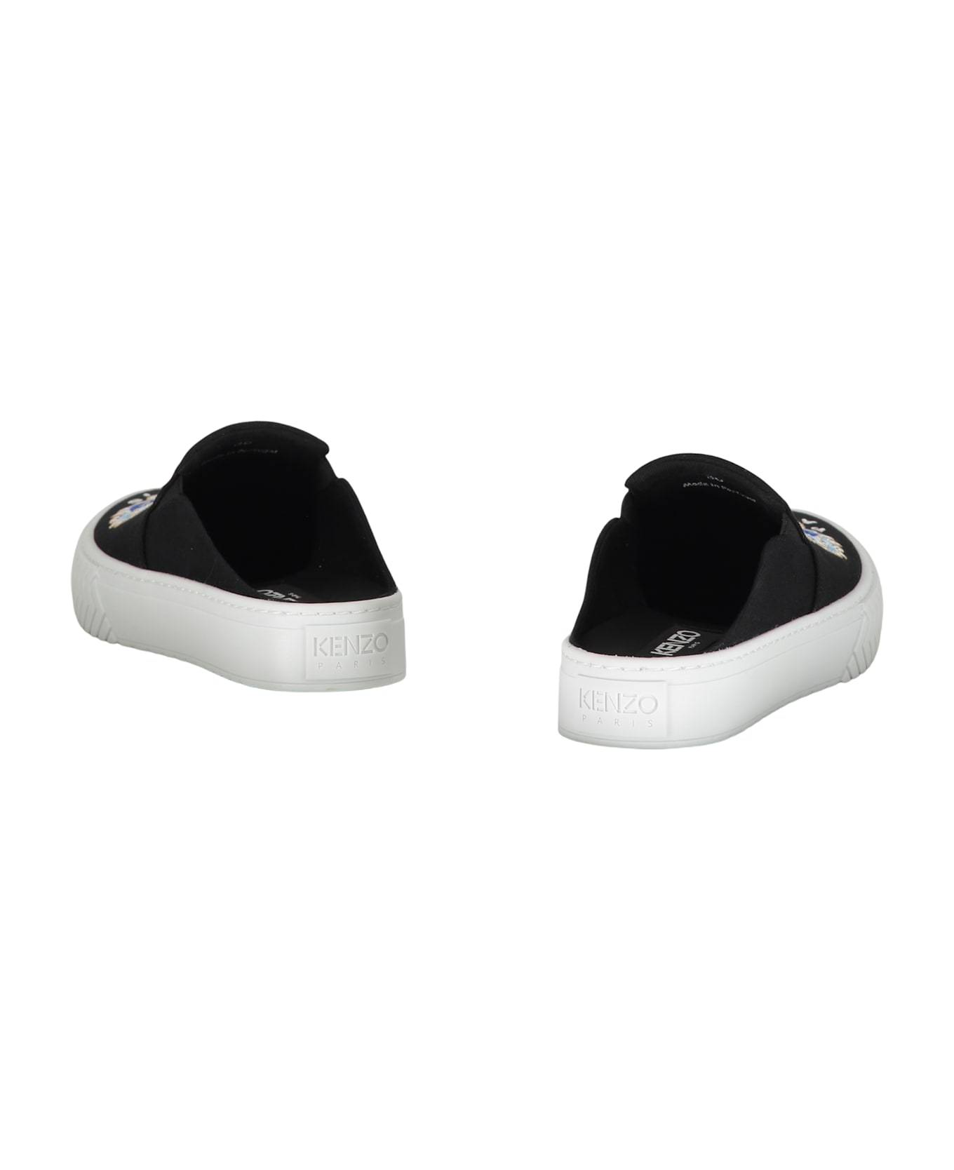 Kenzo Fabric Mules - black