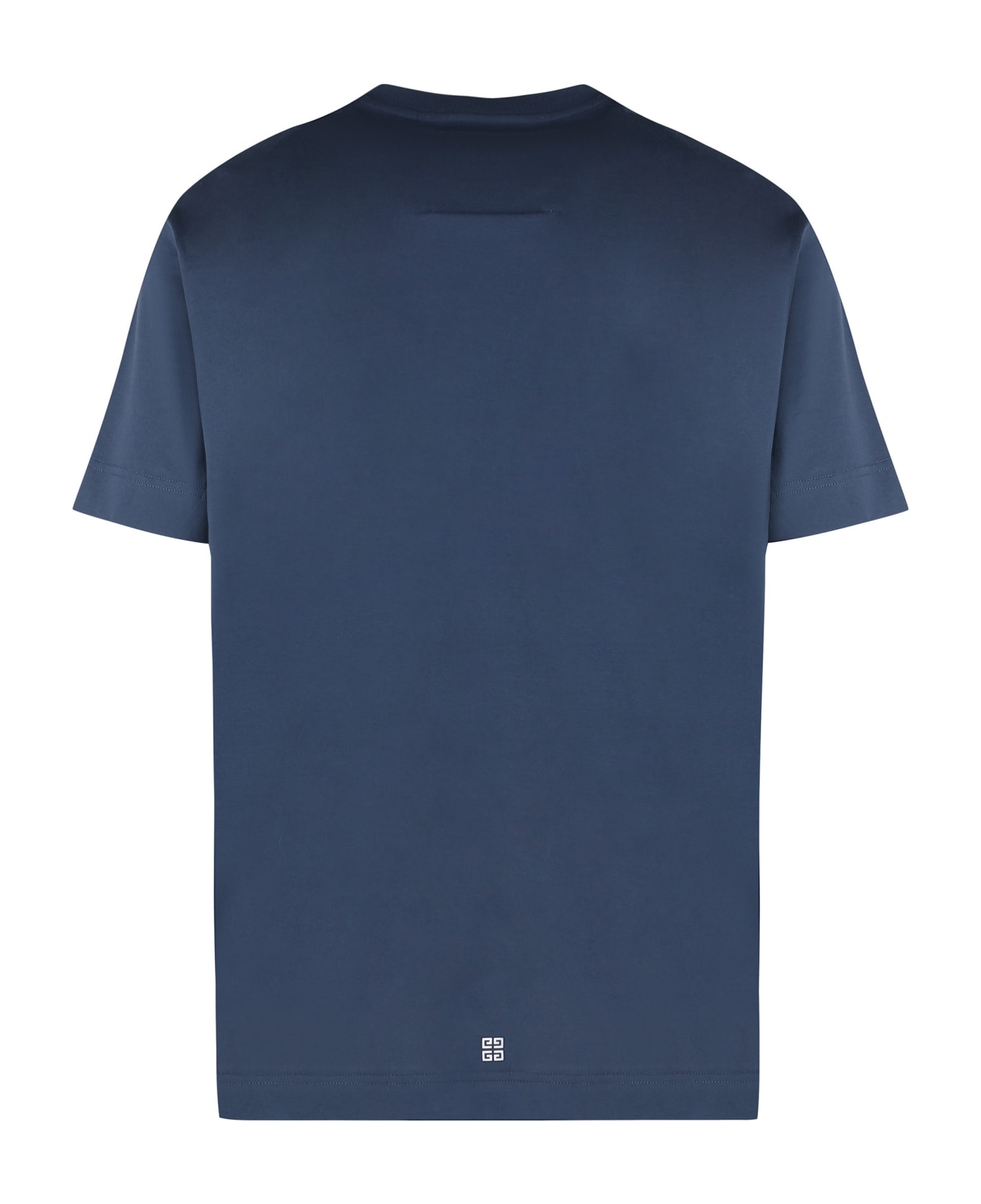 Givenchy Cotton Crew-neck T-shirt - blue シャツ