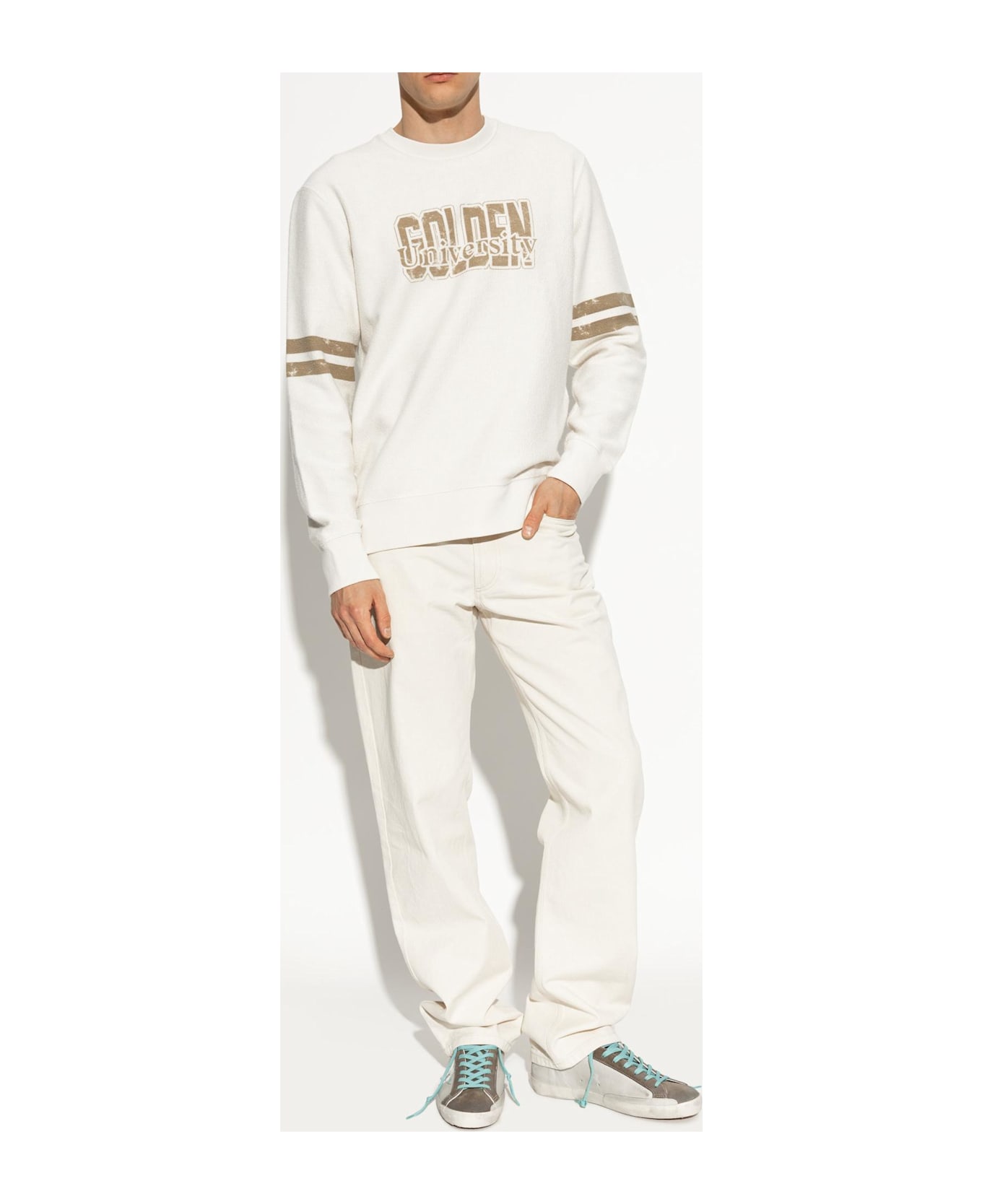 Golden Goose 
super-star Classic With List
 Sports Shoes - WHITE