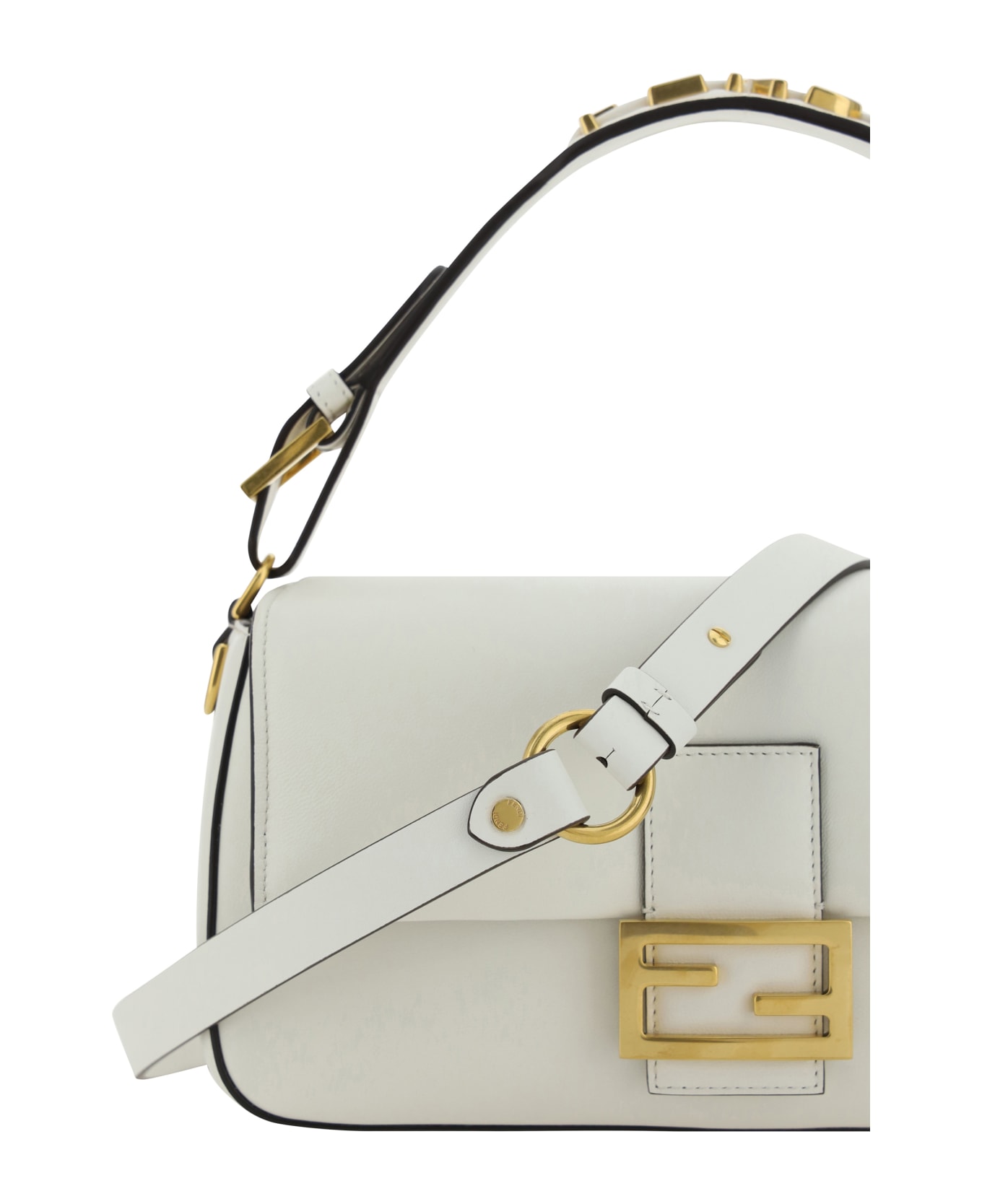 Fendi Baguette Handbag - WHITE
