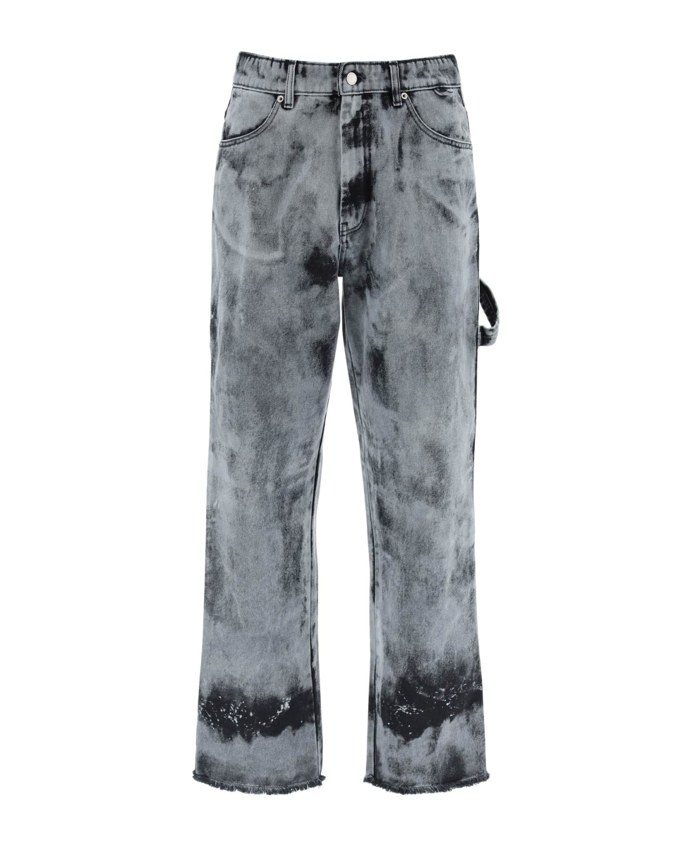 DARKPARK 'john' Workwear Jeans - BLACK GREY (Grey) デニム