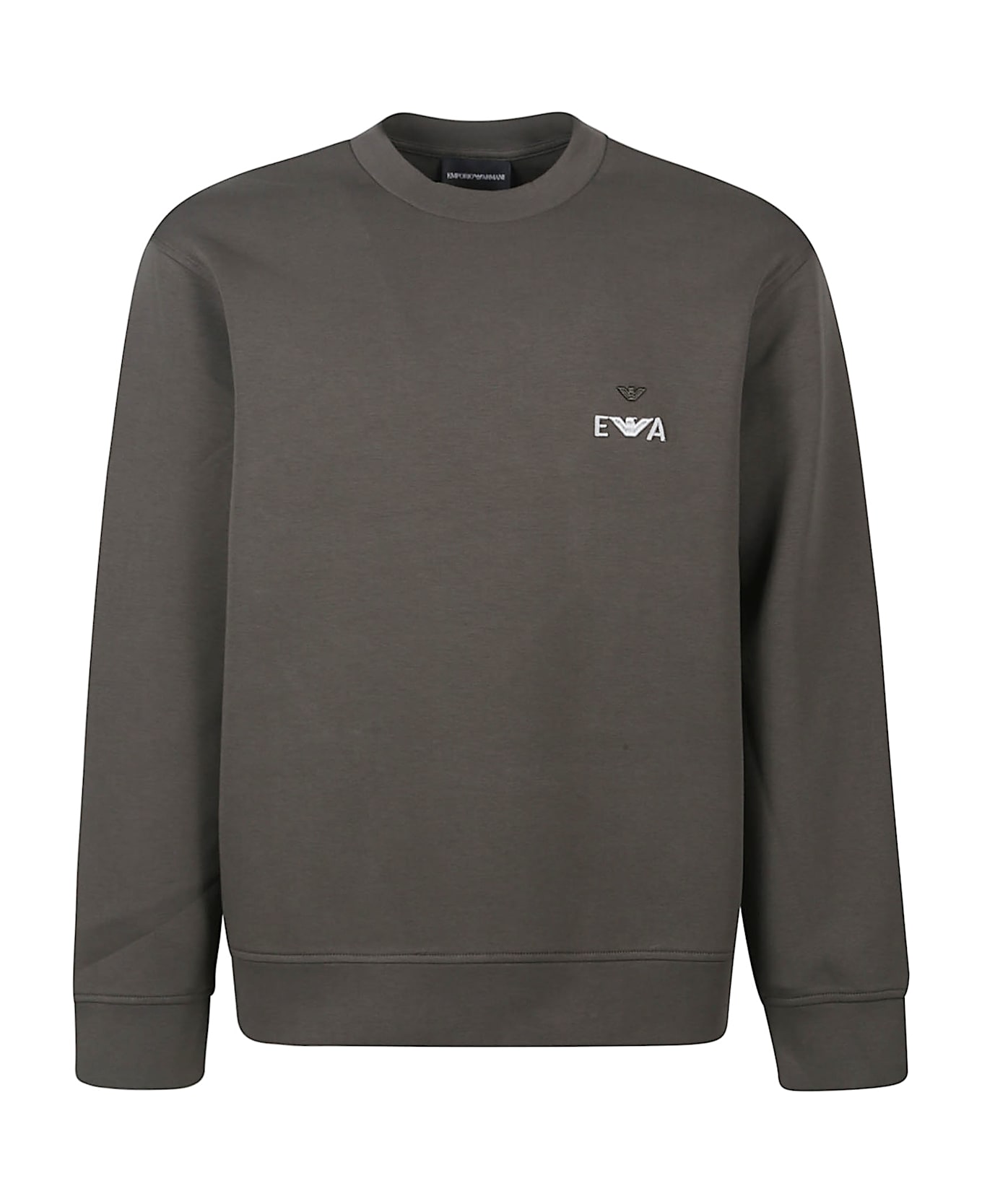 Emporio Armani Embroidery Logo Sweatshirt - Black/ink