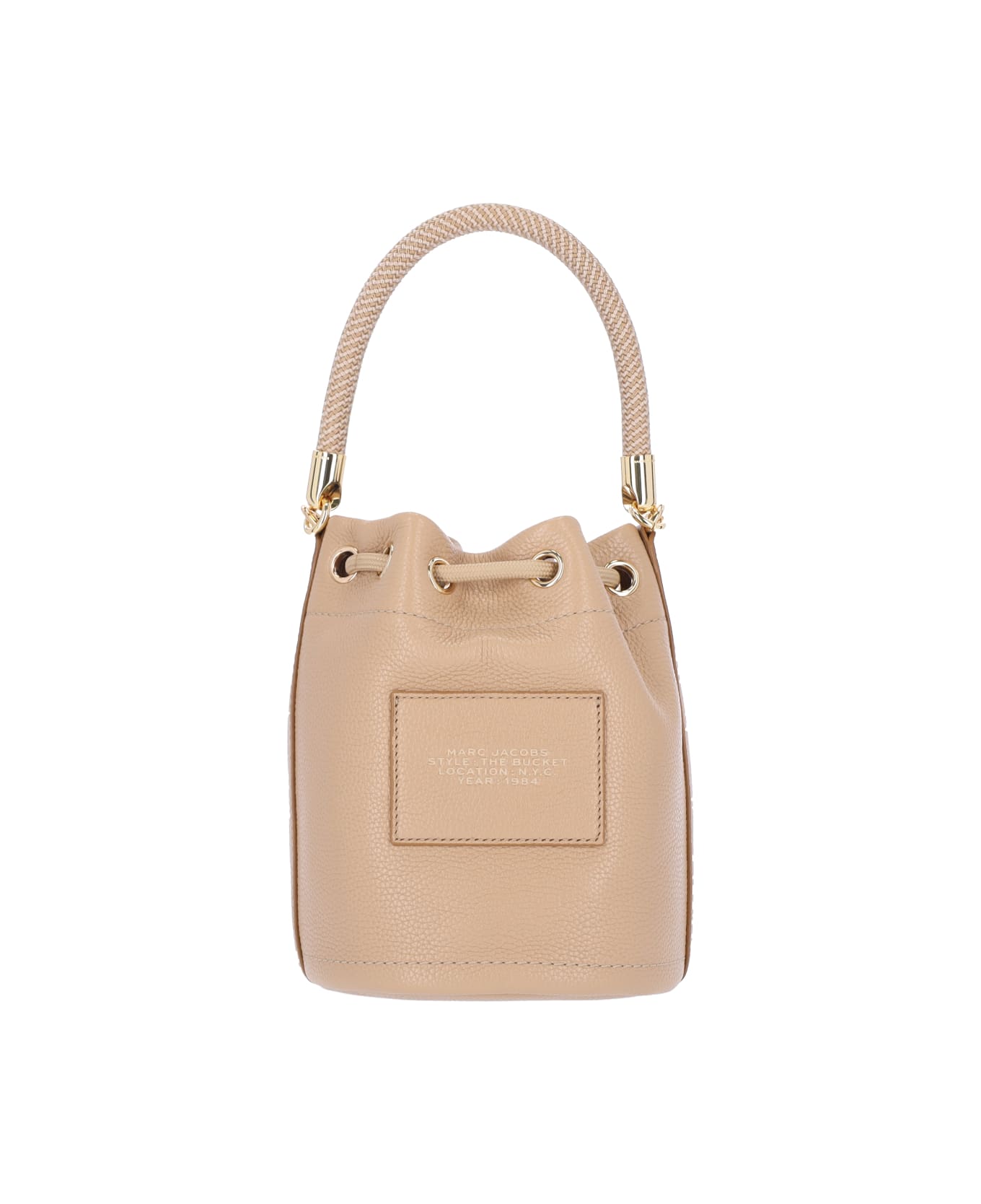 Marc Jacobs The Leather Bucket Bag - Beige
