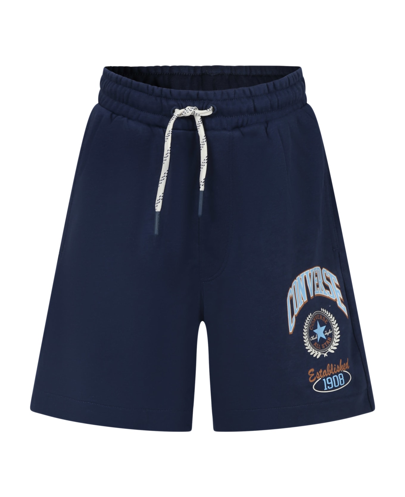 Converse Blue Sports Shorts For Boy - Blue