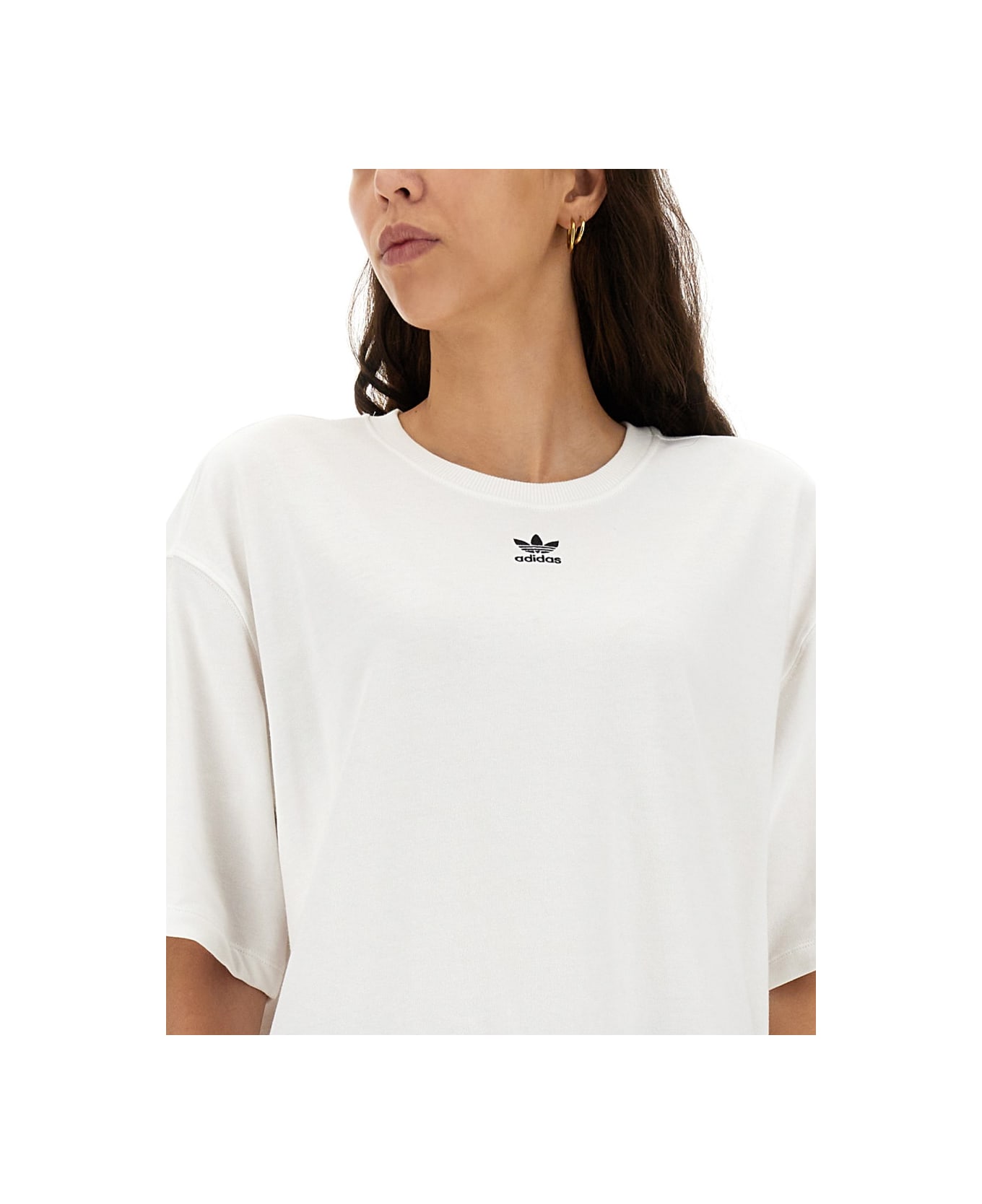Adidas Originals T-shirt Logo - WHITE