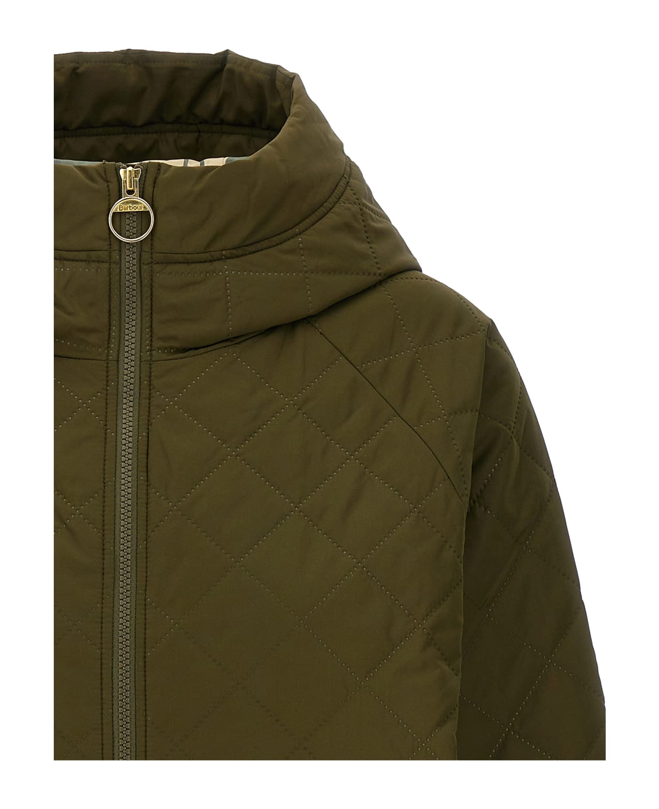 Barbour 'glamis' Hooded Jacket Barbour - MILITARY GREEN ジャケット