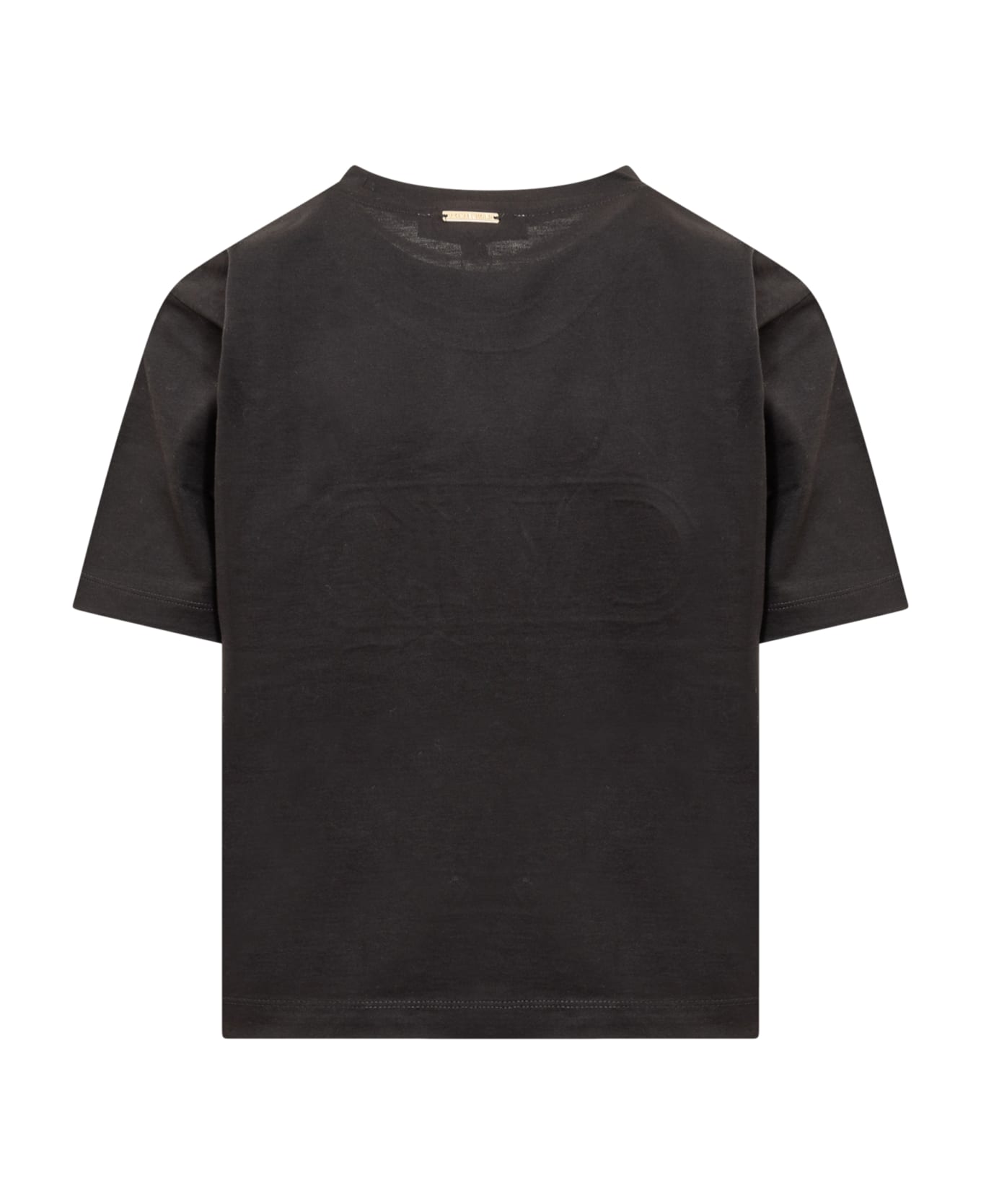 MICHAEL Michael Kors Flocked Logo T-shirt - Black Tシャツ