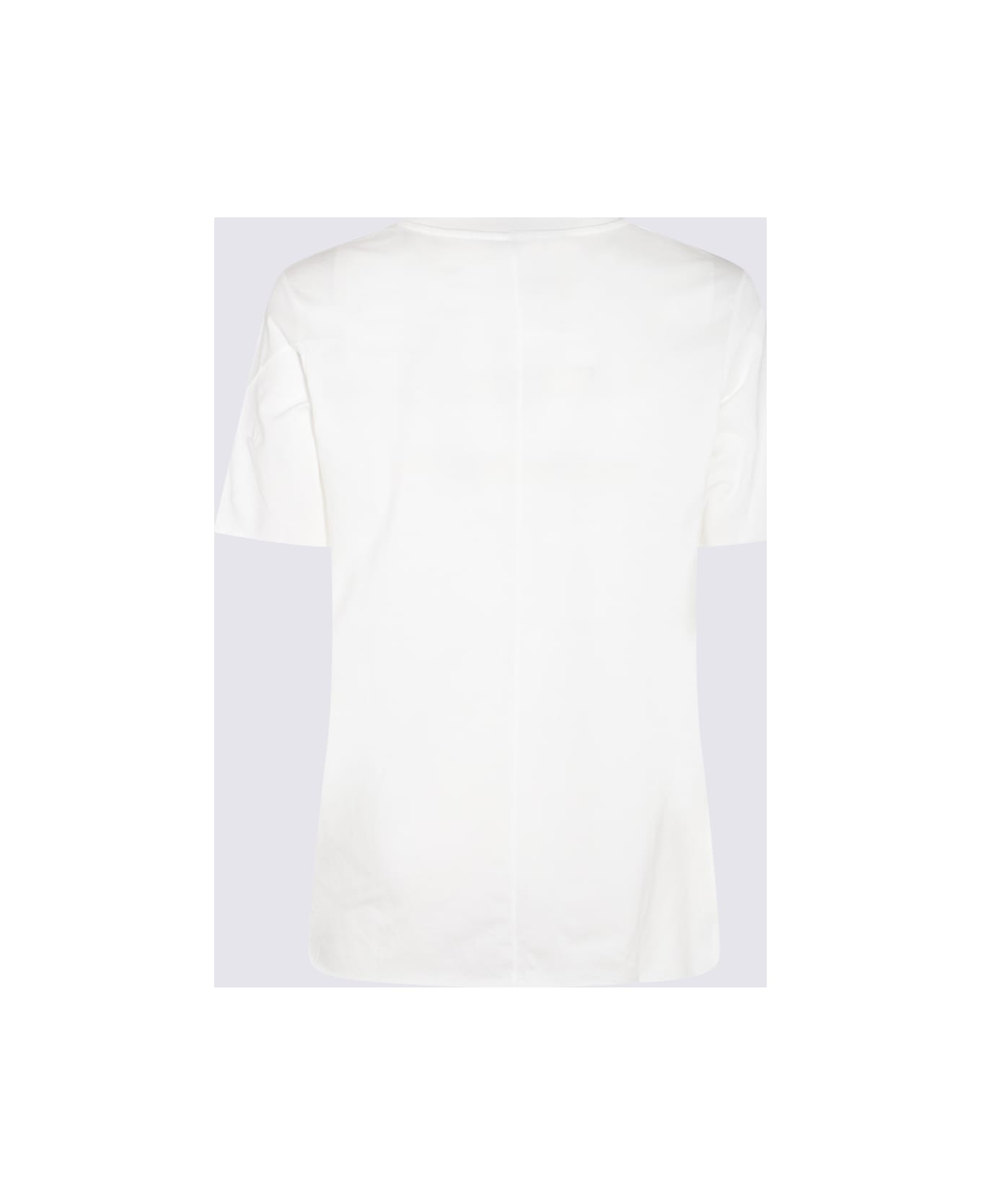Thom Krom White Cotton T-shirt - Beige