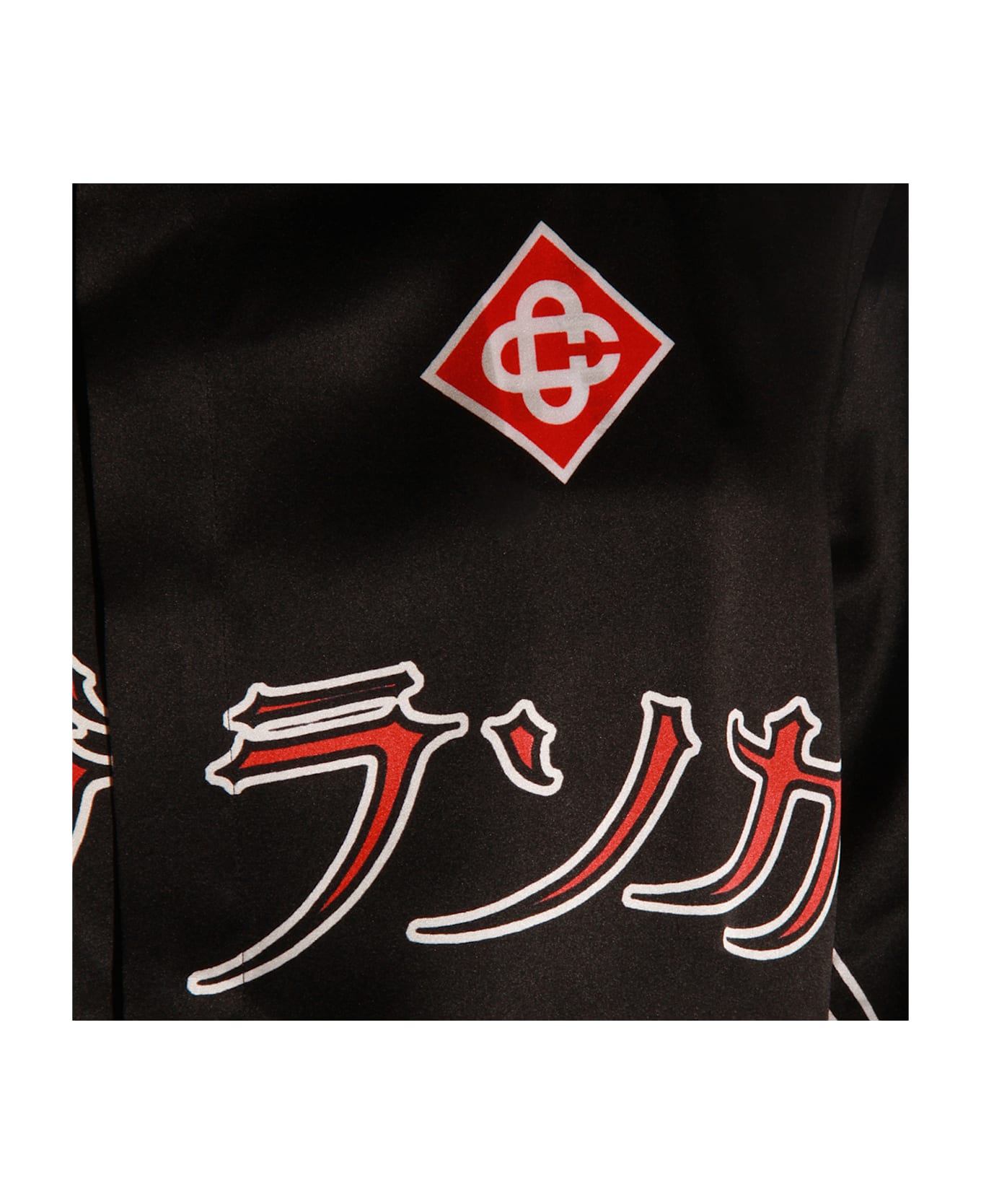 Casablanca Black Silk Shirt - Black