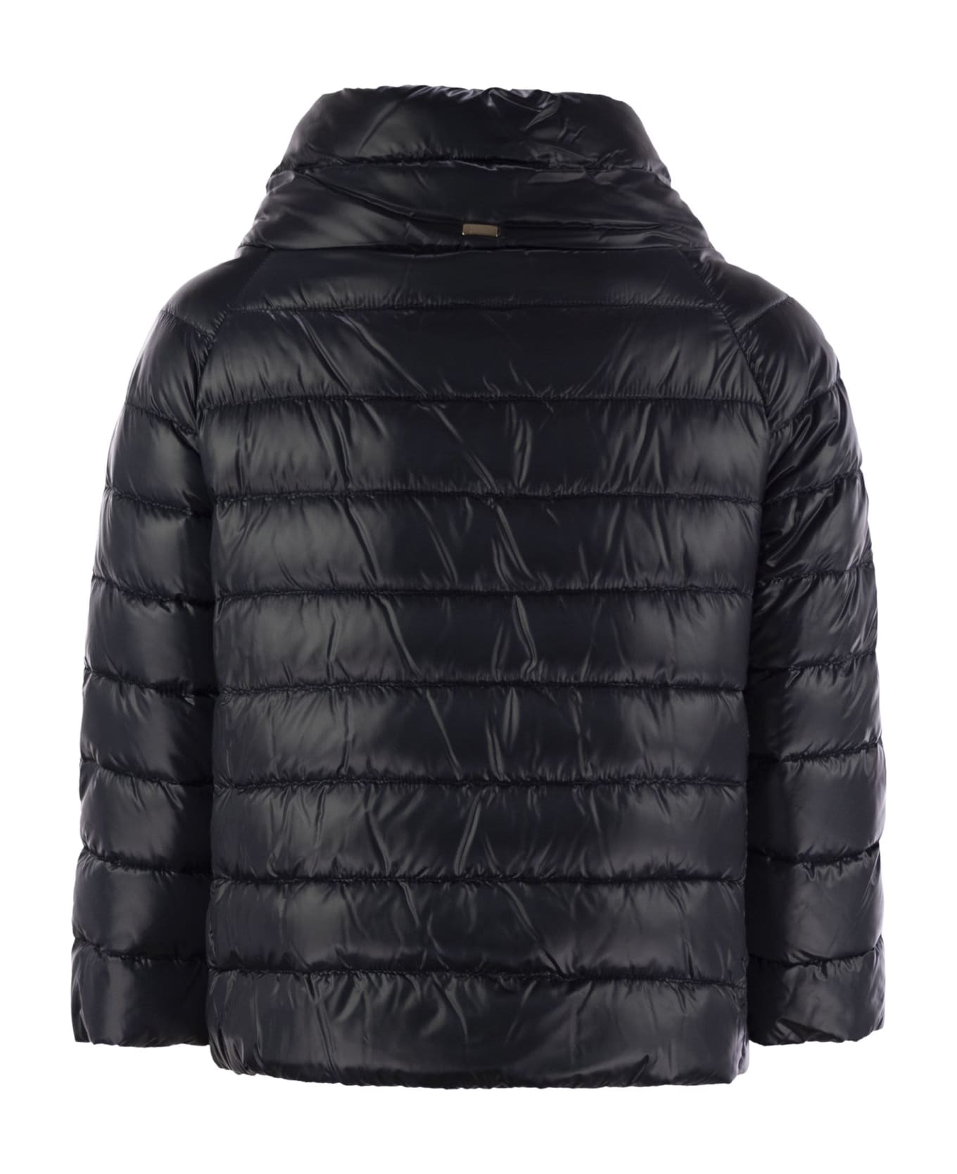 Herno Navy Blue Sofia Down Jacket - Navy Blue