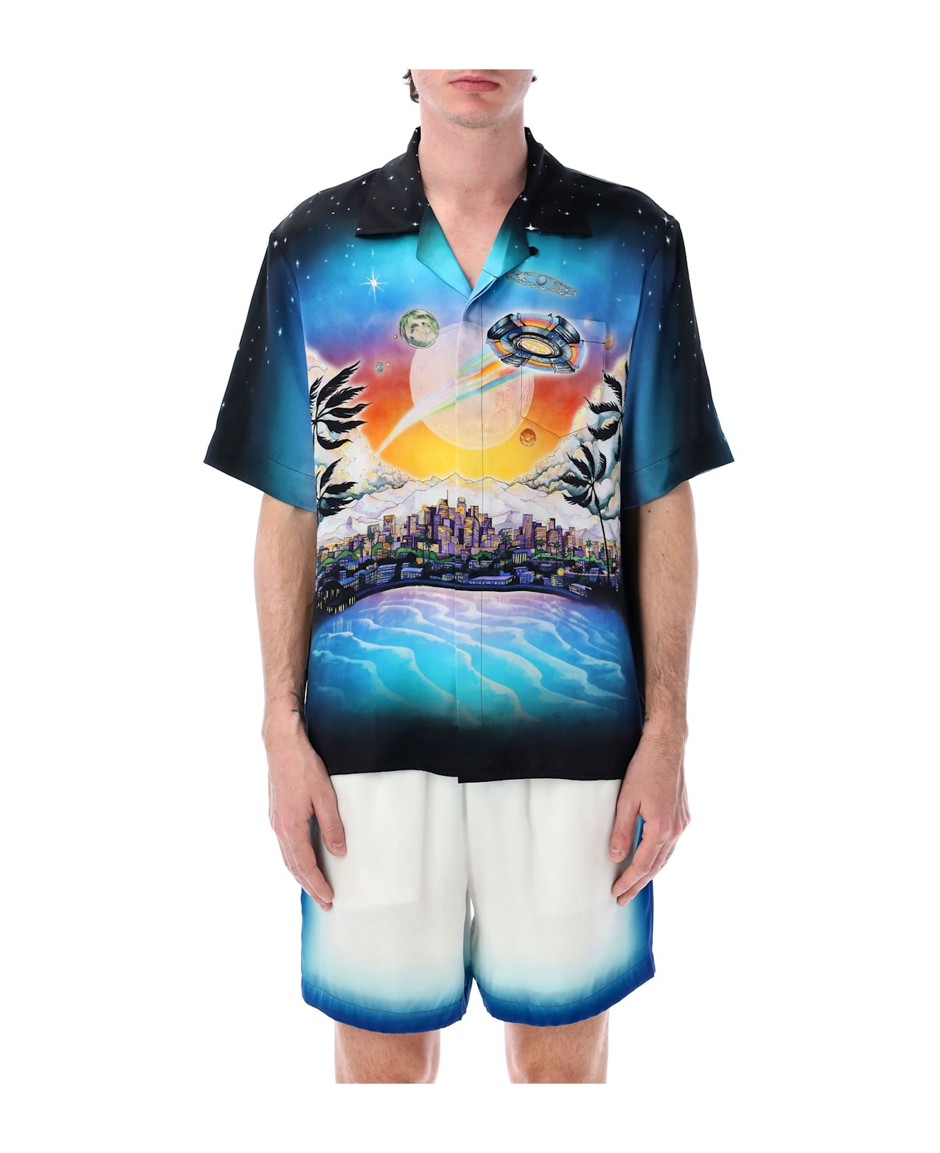 Casablanca La Prémonition Silk Shirt - MULTICOLOR