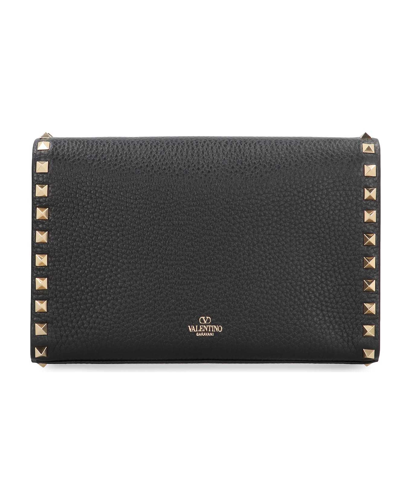 Valentino Garavani Rockstud Small Leather Crossbody Bag - black