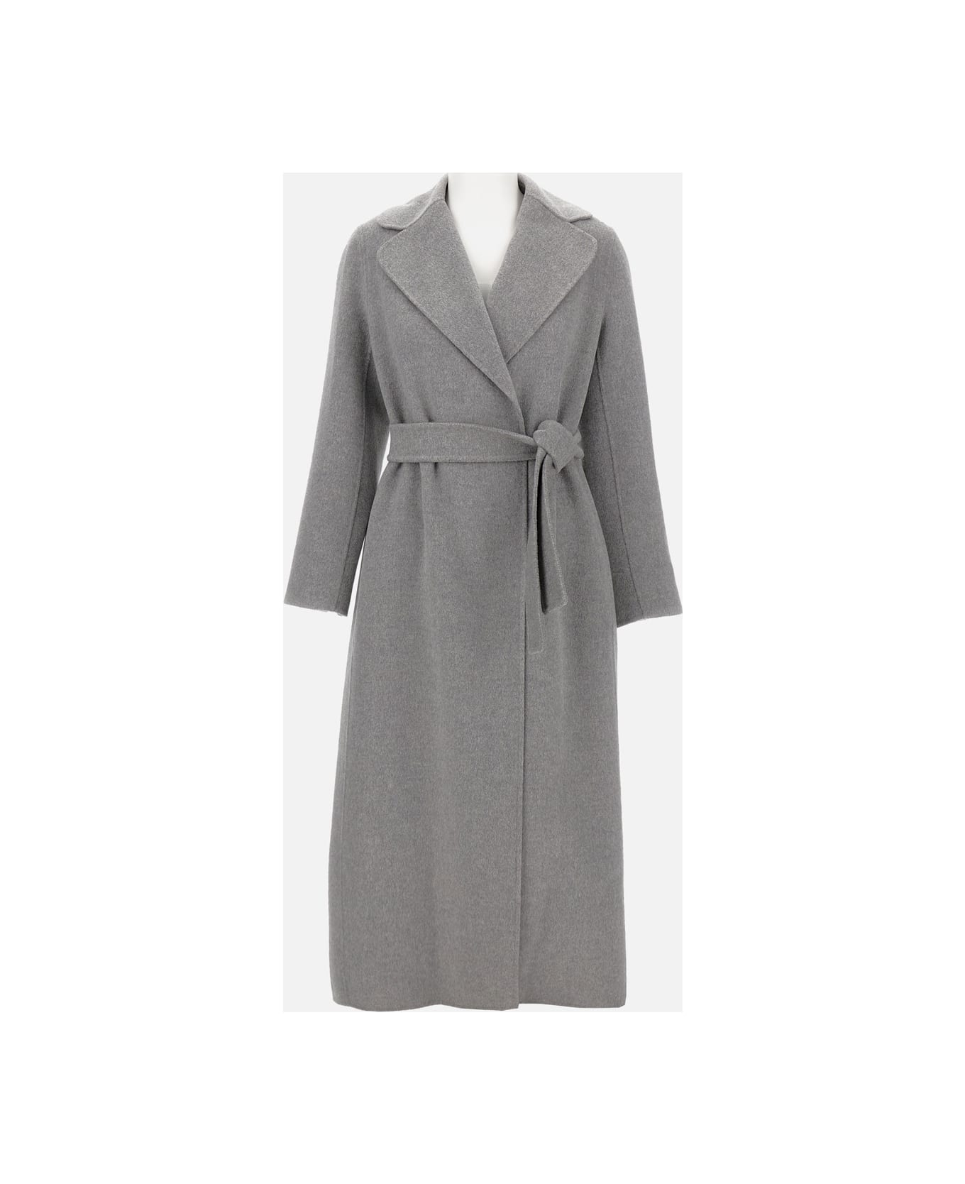 
S Max Mara Paola Wool And Cashmere Coat - Grey