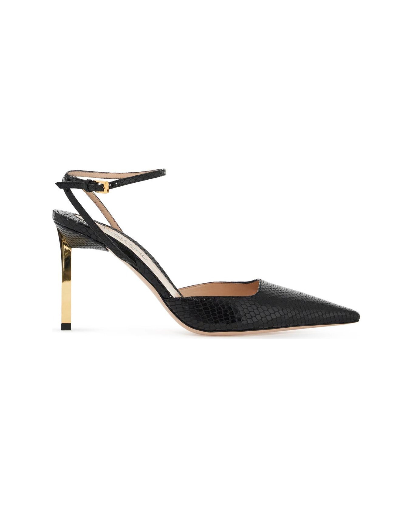 Tom Ford Cocco Print Slingback Dã©col - BLACK (Black)