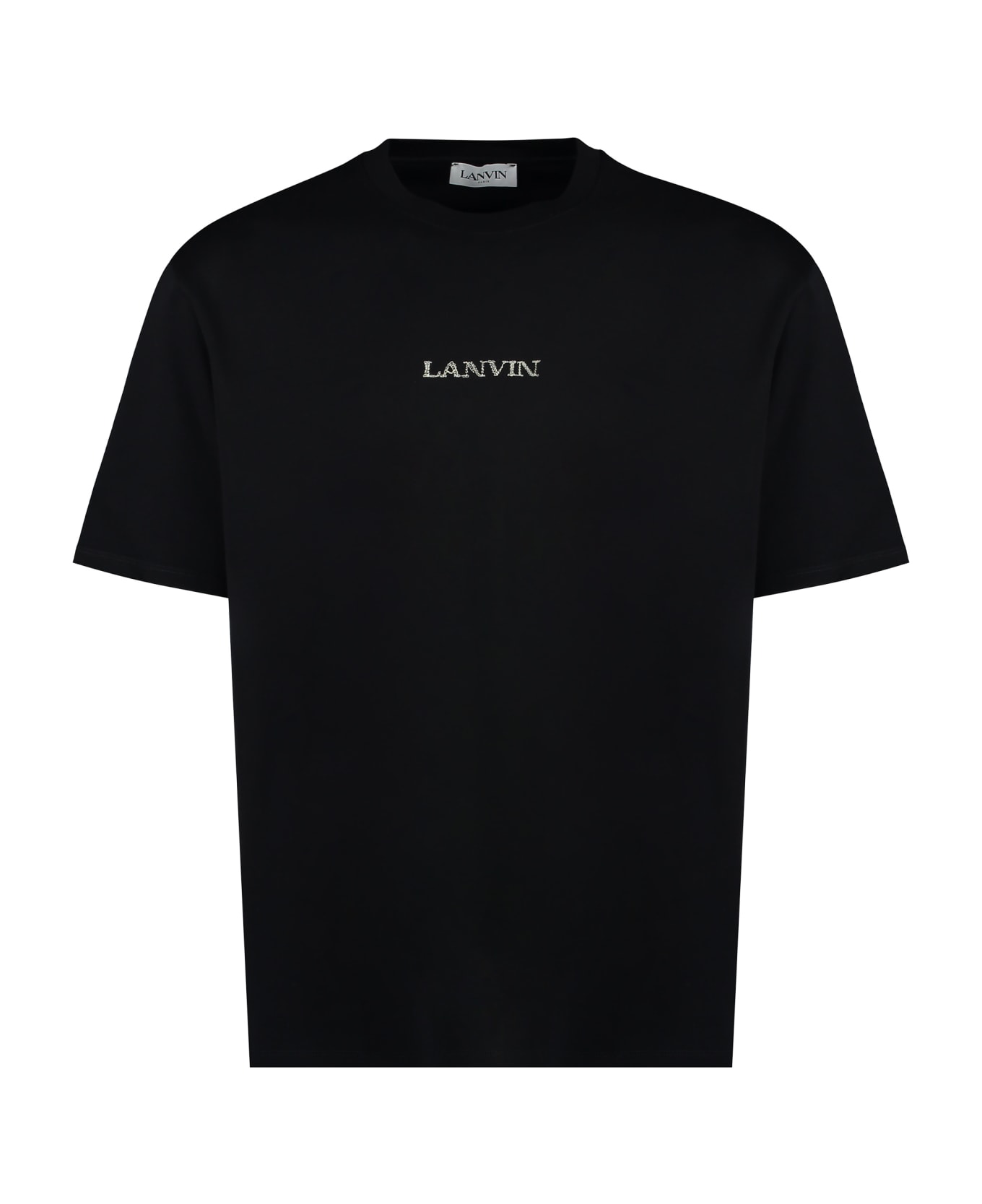 Lanvin Logo Cotton T-shirt - Black シャツ