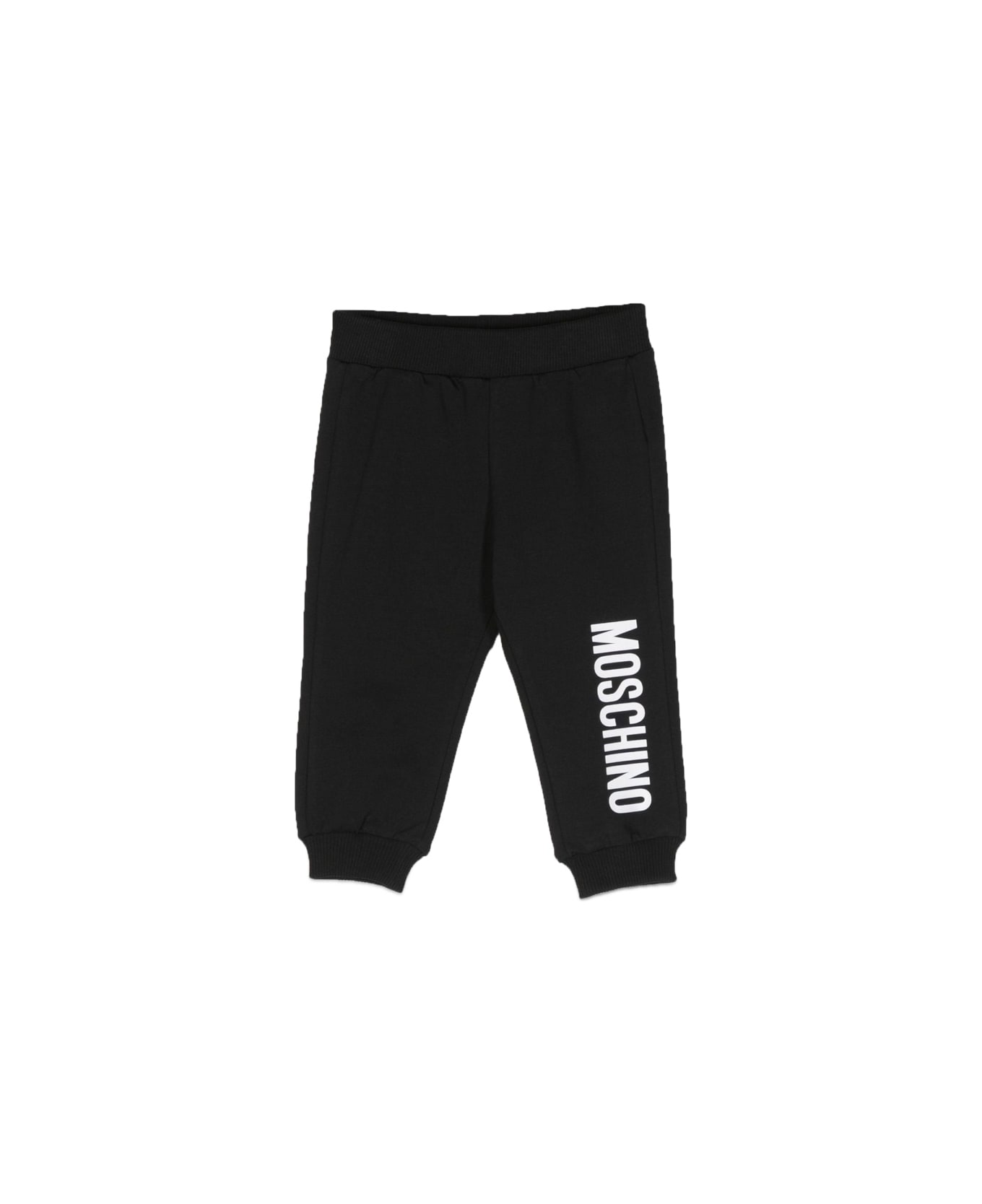 Moschino Logo Joggers - BLACK ボトムス