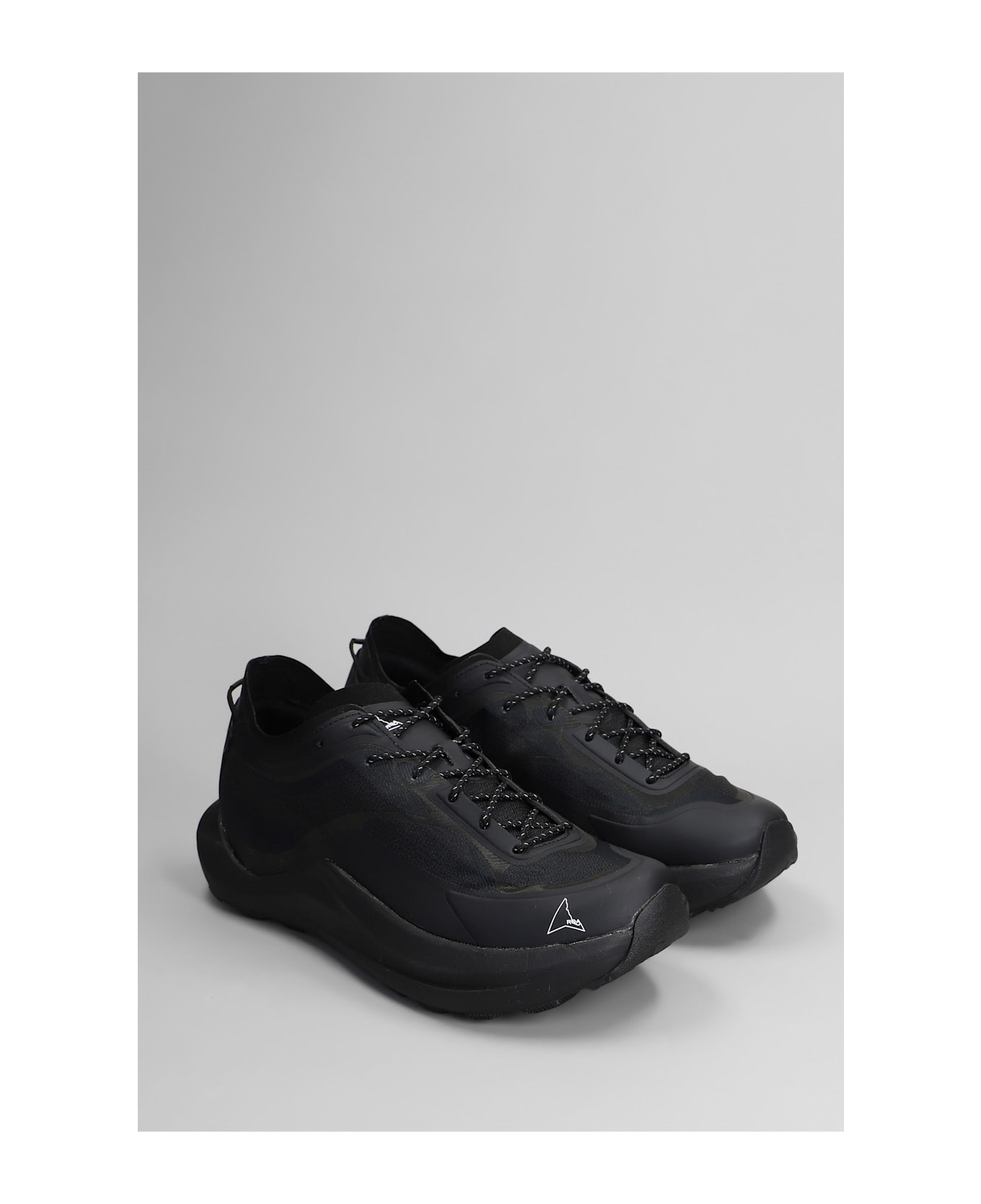 ROA Sella Sneakers In Black Fabric - black