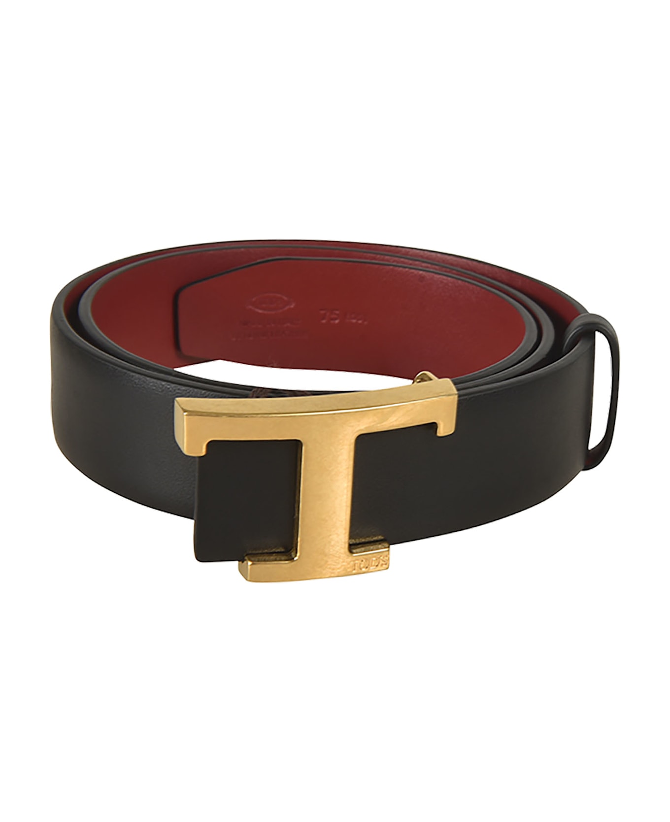 Tod
s T-timeless Logo Plaque Reversible Belt - 6077