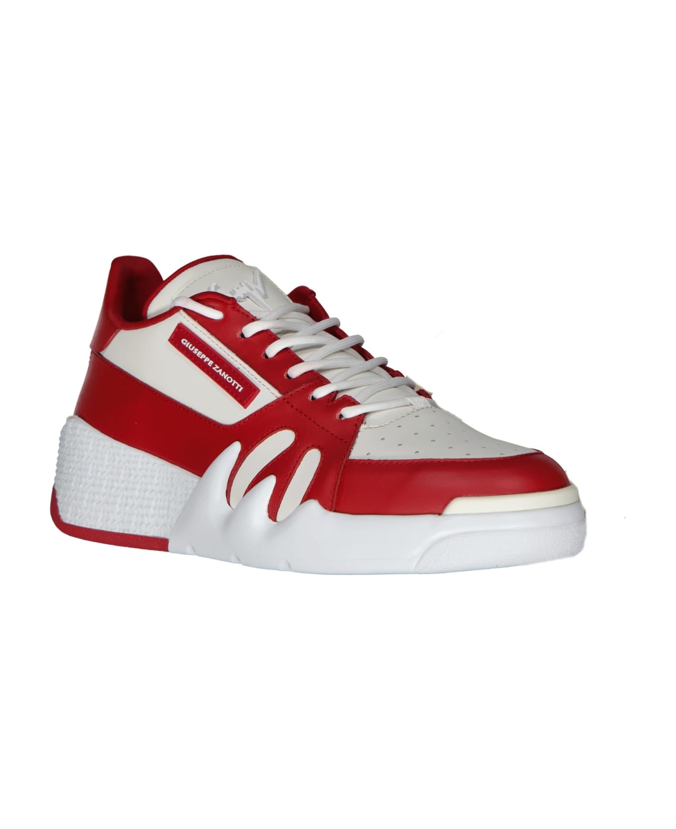 Giuseppe Zanotti Leather Sneakers - Red