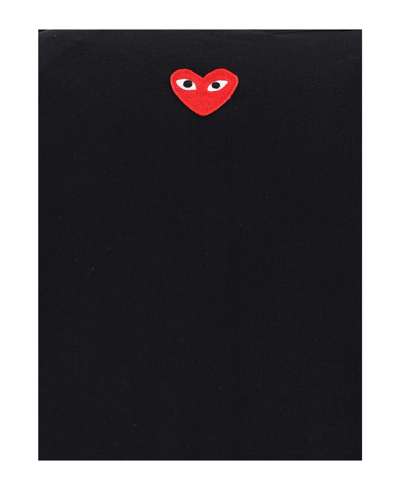 Comme des Garçons Play Logo Zip Sweatshirt - Black  