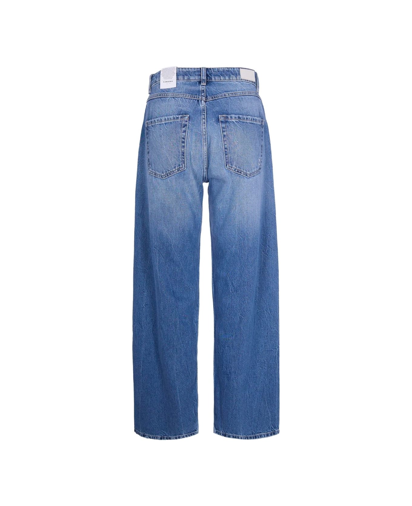 Icon Denim Five-pocket Cotton Jeans - Blue