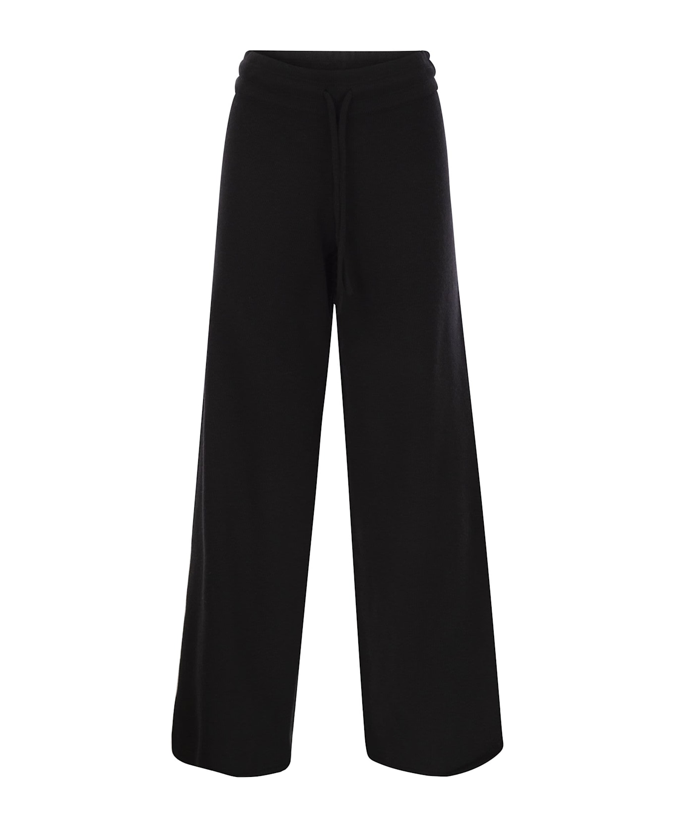 MC2 Saint Barth Cambon - Wide-leg Trousers - Black