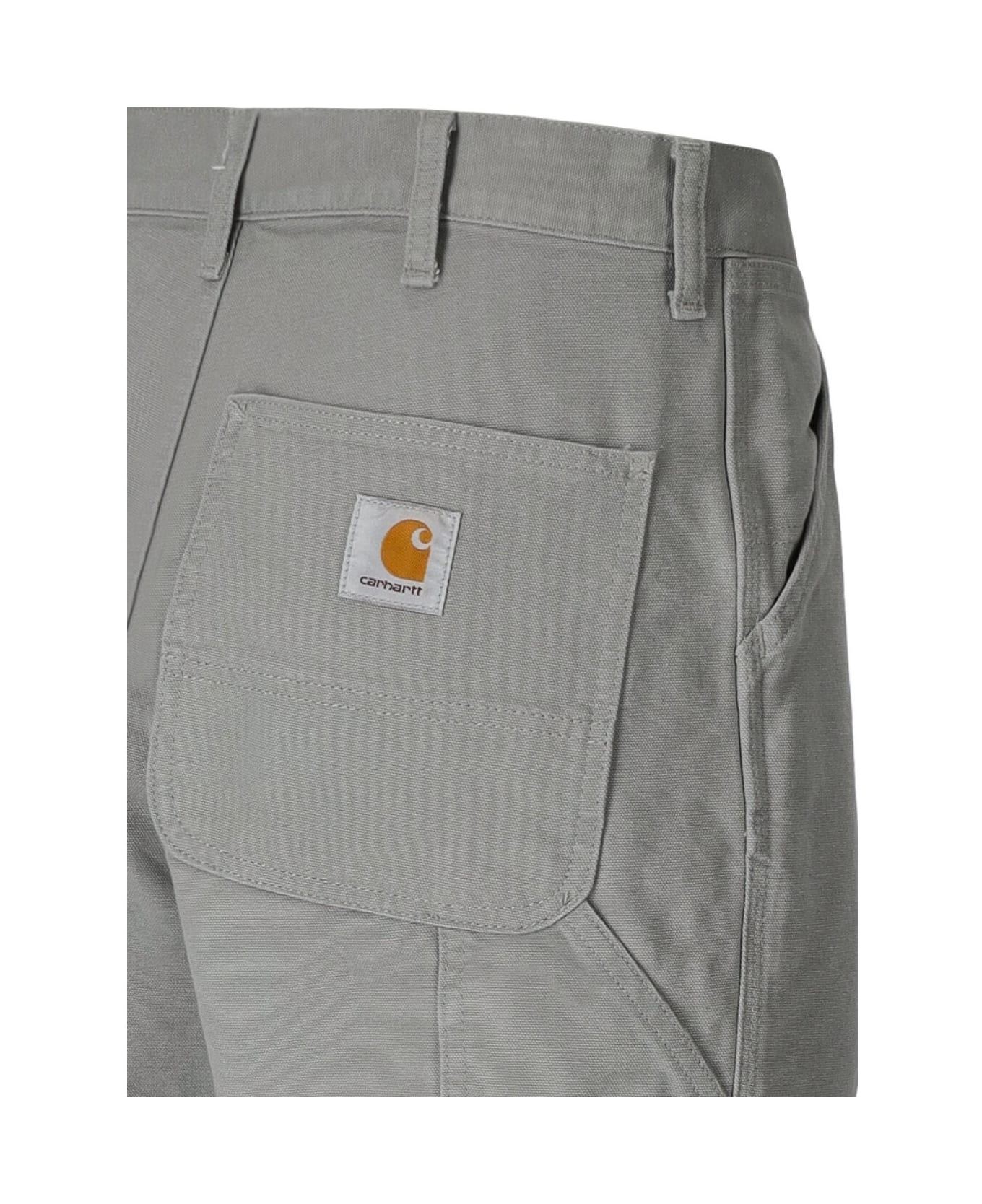 Carhartt Wip Single Knee Grey Trousers - Grigio