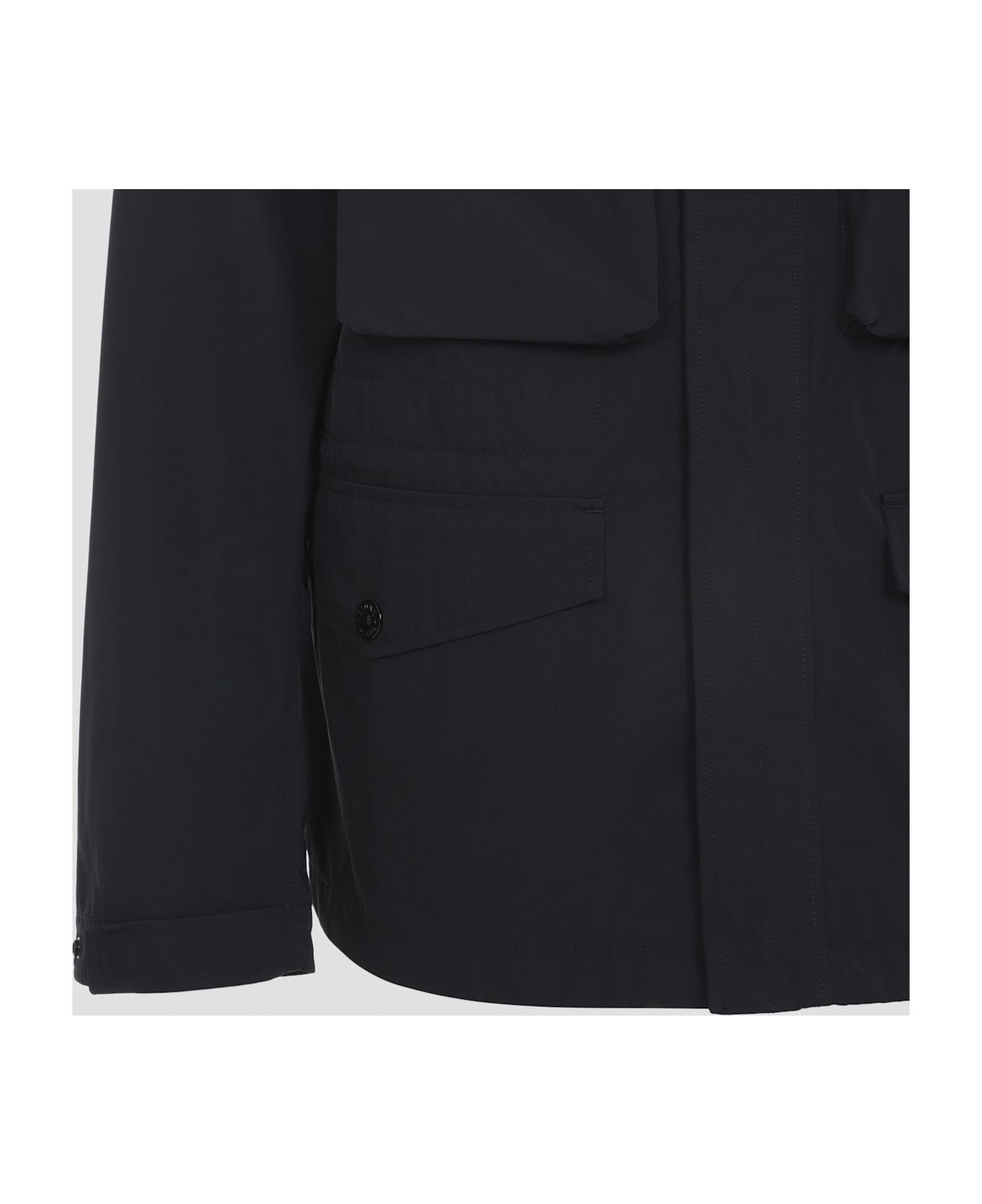 Stone Island Polyester Jacket - Black