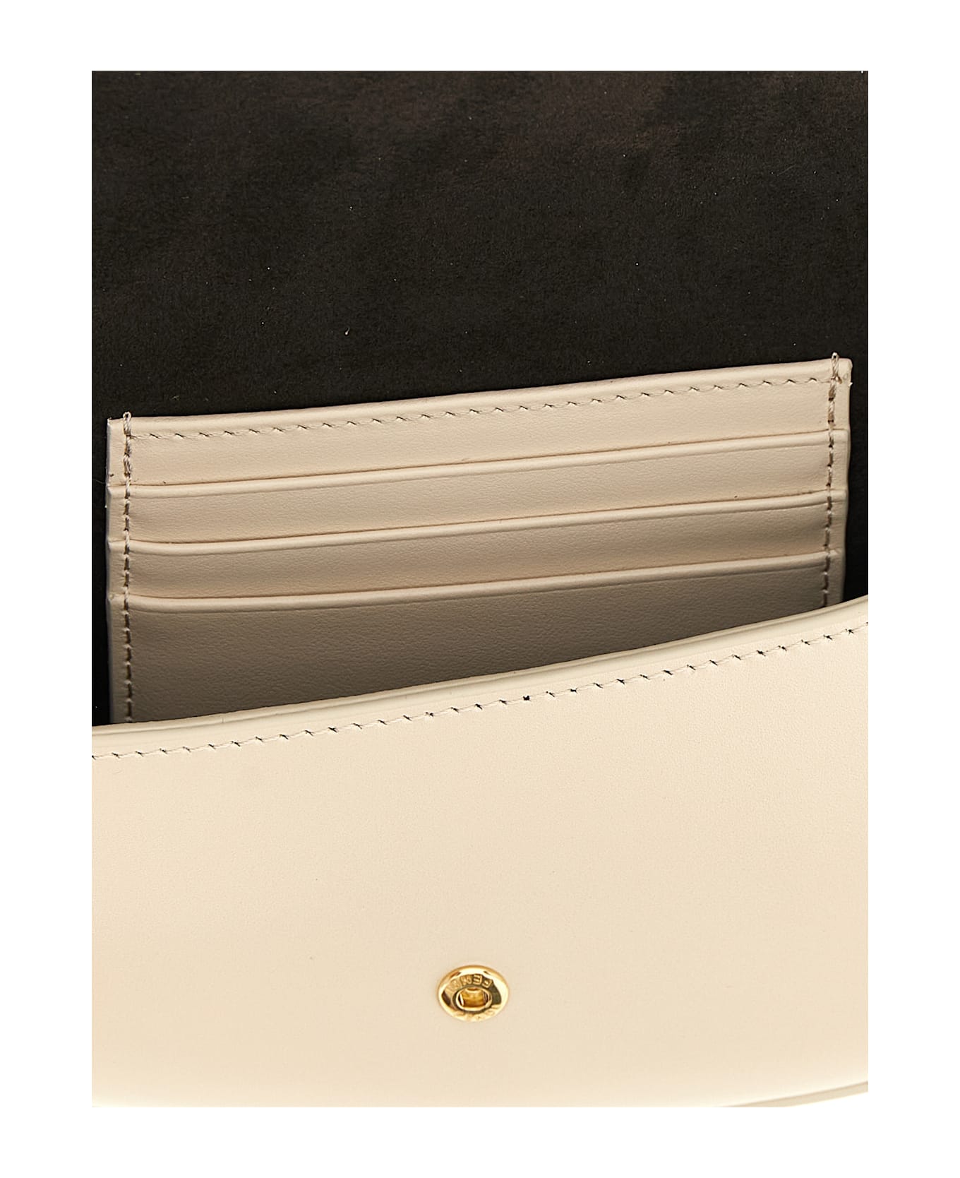 Fendi 'fendigraphy' Wallet On Chain - Beige