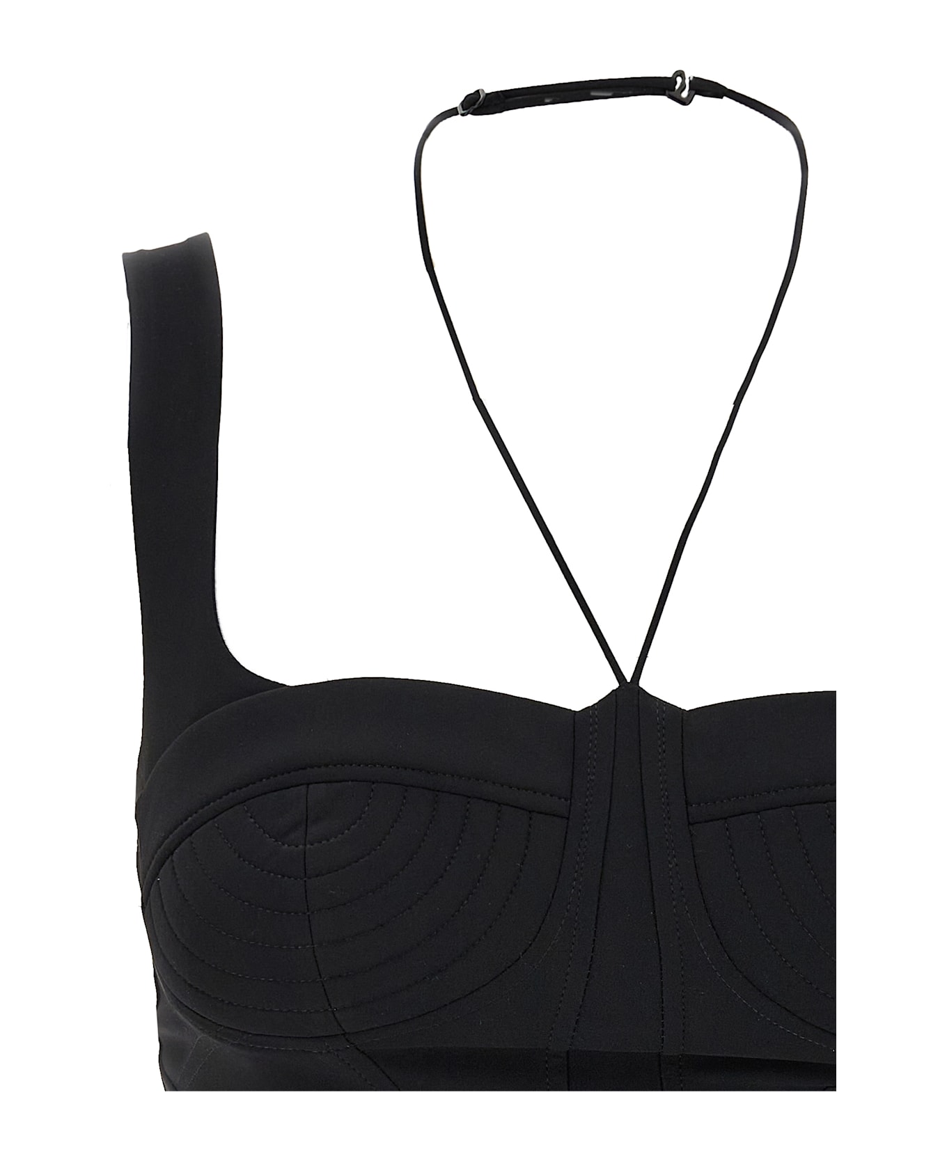 Nensi Dojaka Shaped Top - Black  