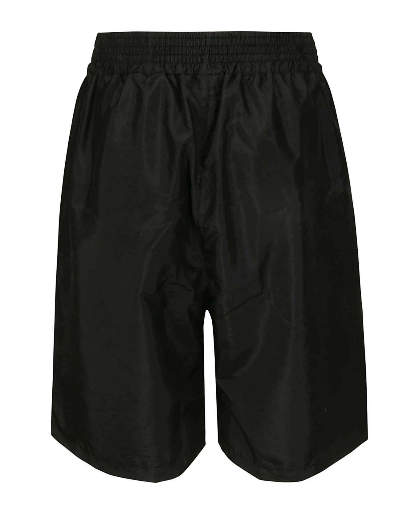 Vaquera Women's Windbreaker Snap Shorts - BLACK WHITE ショートパンツ