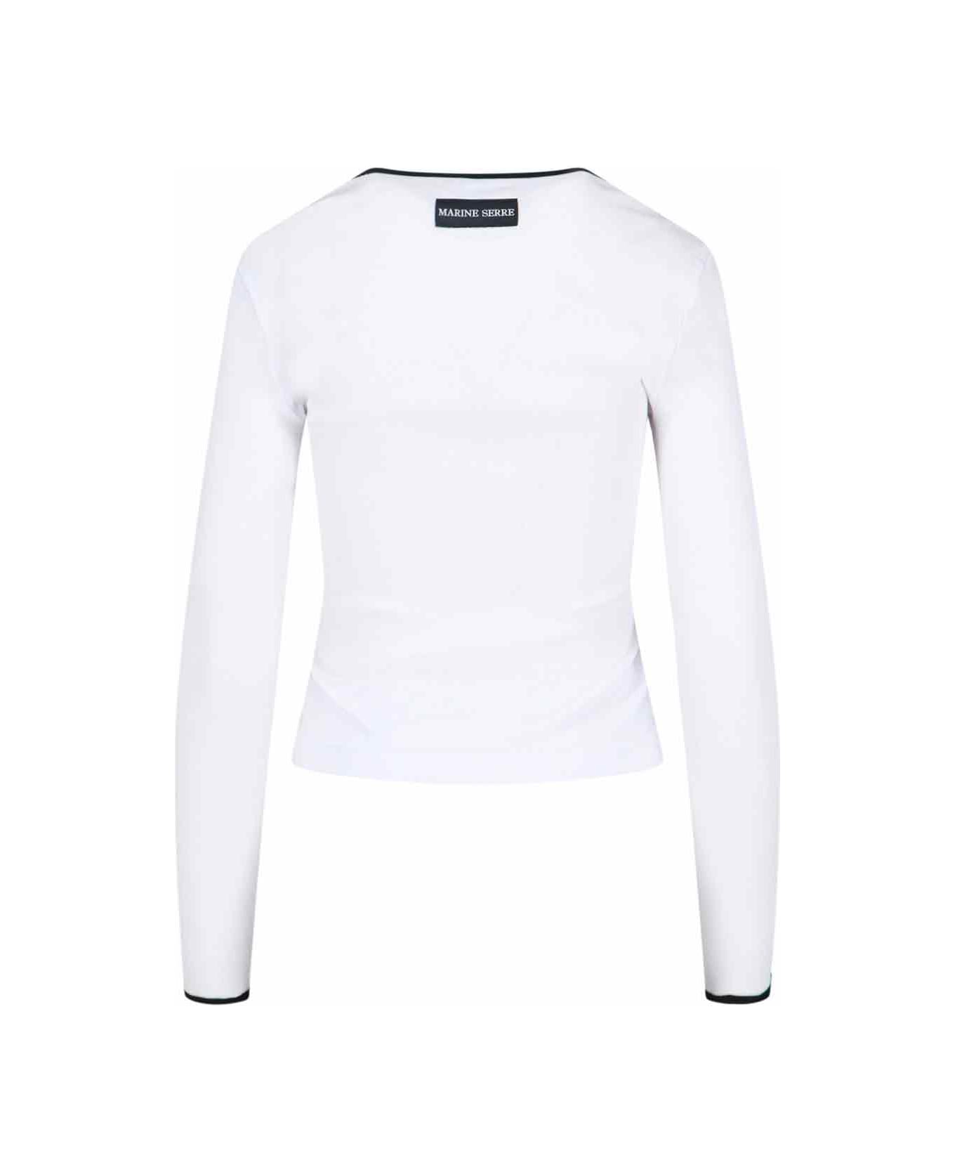 Marine Serre 
moon
 T-shirt - White