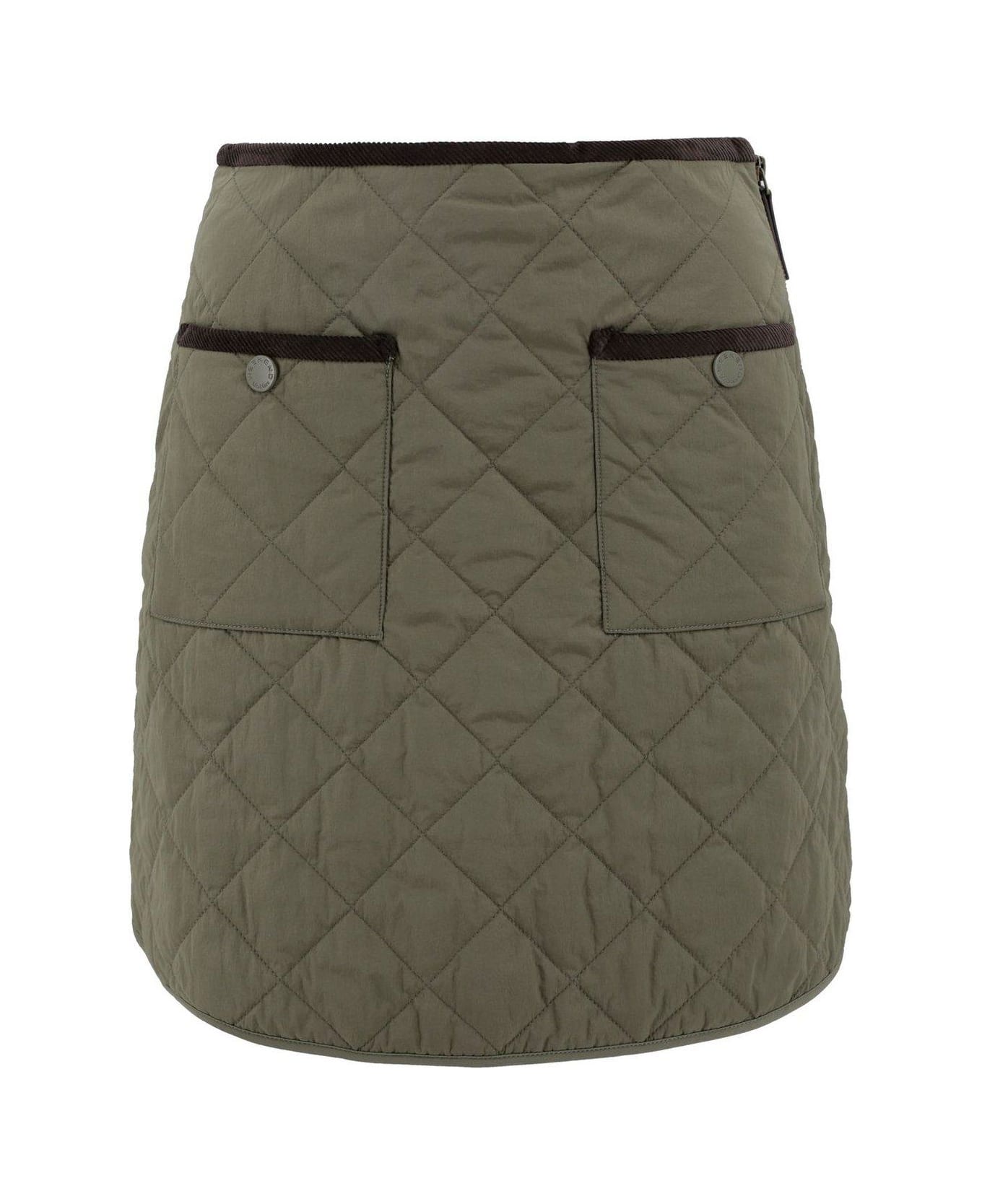 Weekend Max Mara Max Mara Weekend Erba Quilted Mini Skirt - Kaki