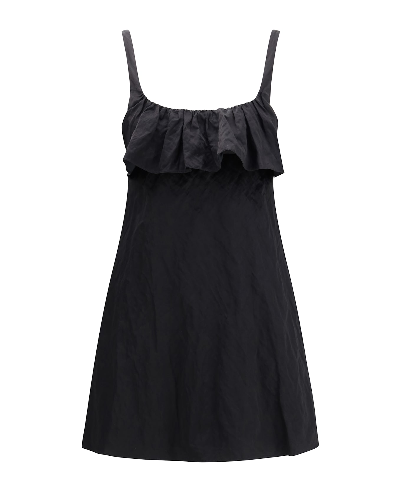 Chloé Mini Dress In Washed Technical Satin