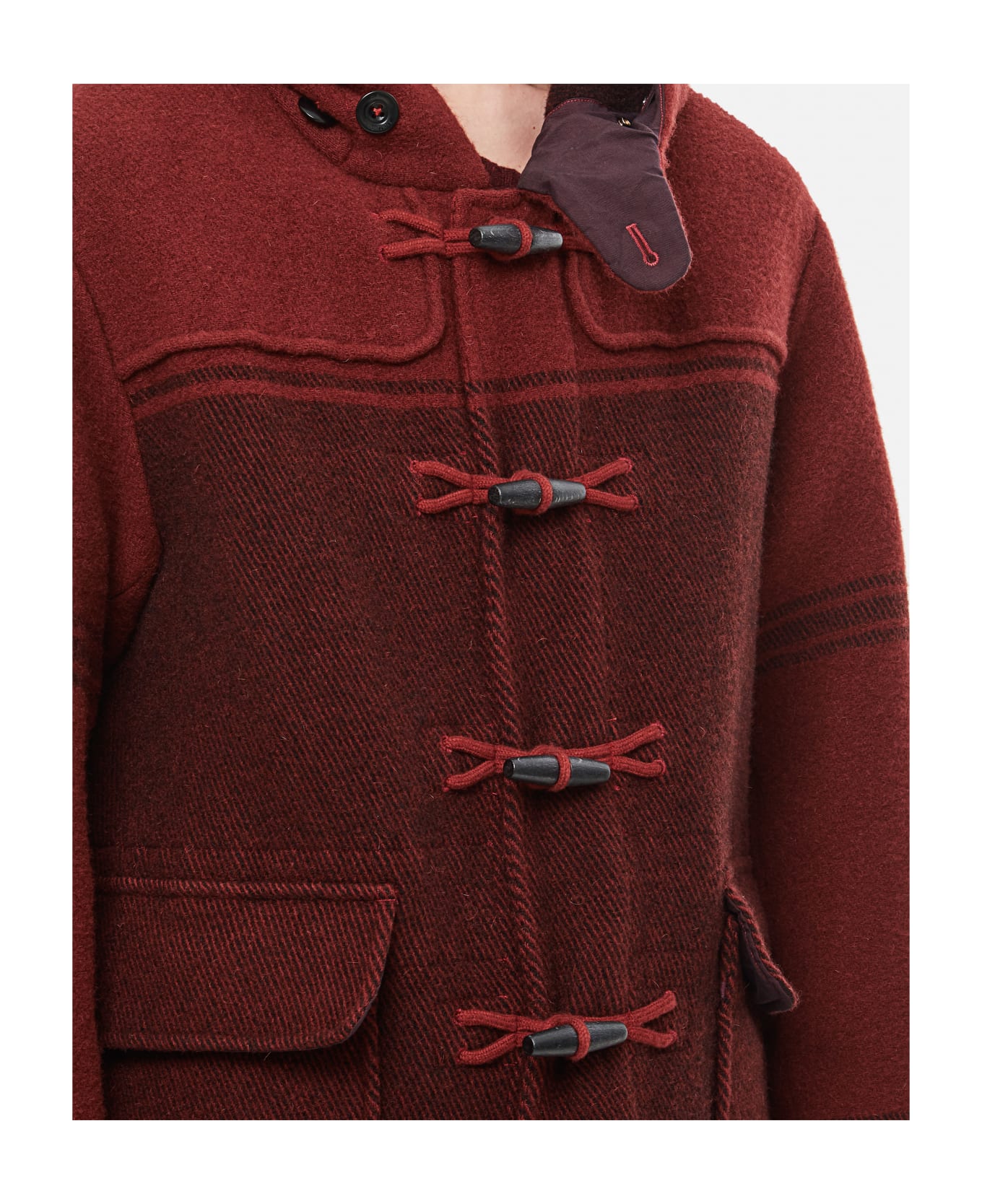 C.P. Company C.p. Duffel Garment Dyed Coat - Red