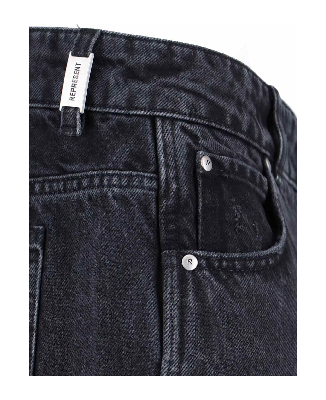 REPRESENT Straight Jeans - Black  