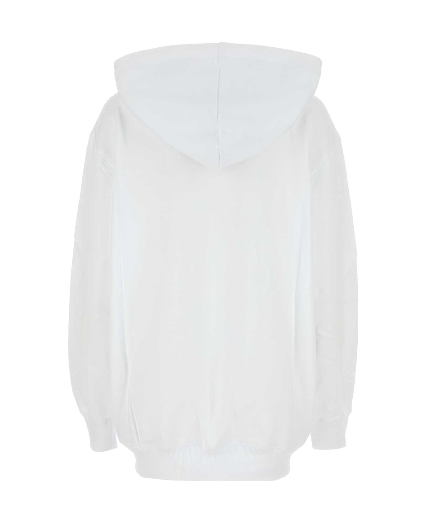 Lanvin White Cotton Sweatshirt - OPTICWHITE フリース