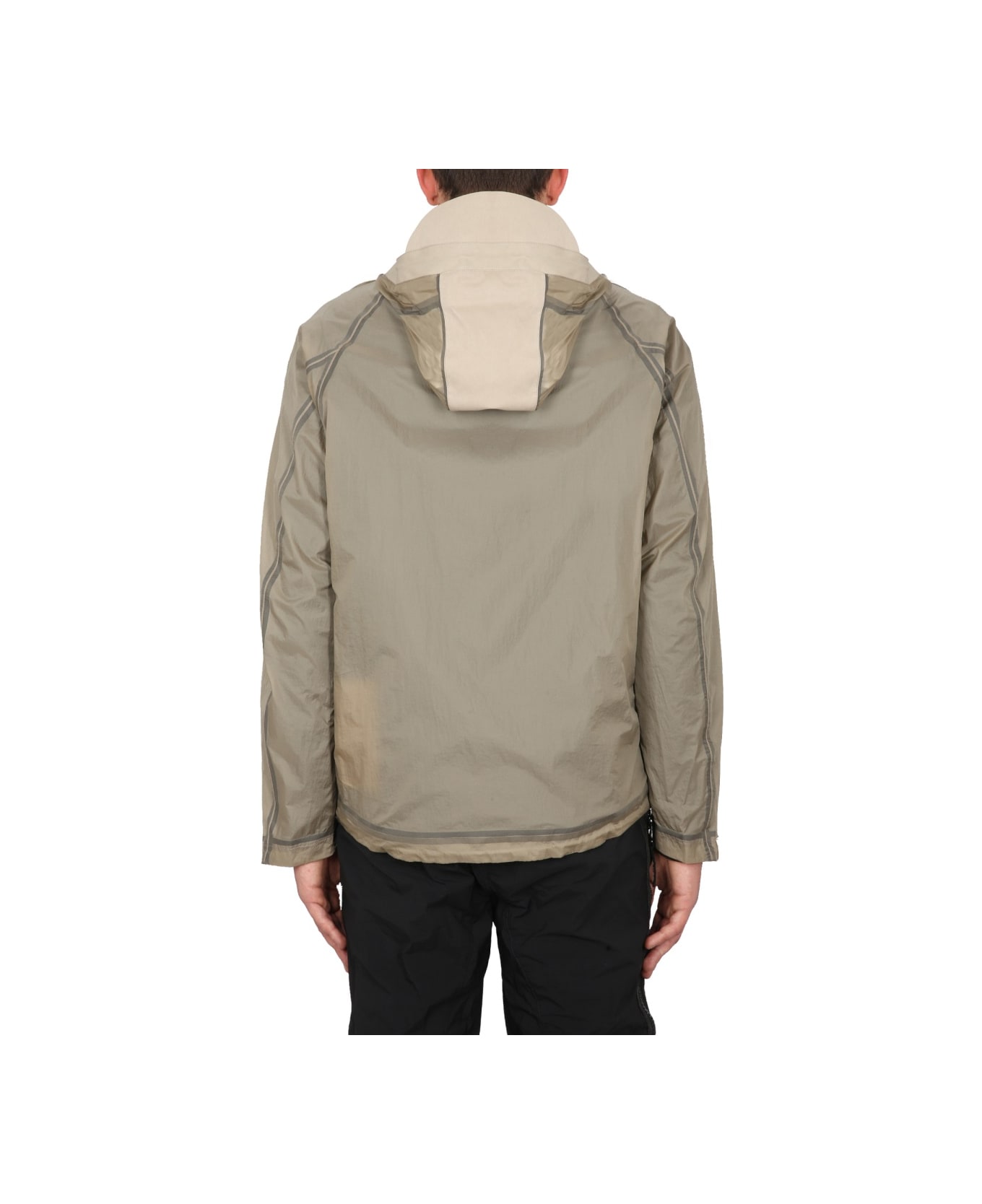 Ten C Parka Short Combo Bonded - BEIGE