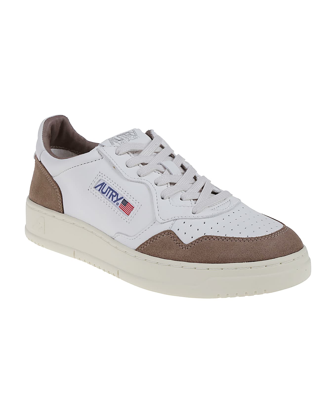 Autry Medalist Low Sneakers - White/tobacco