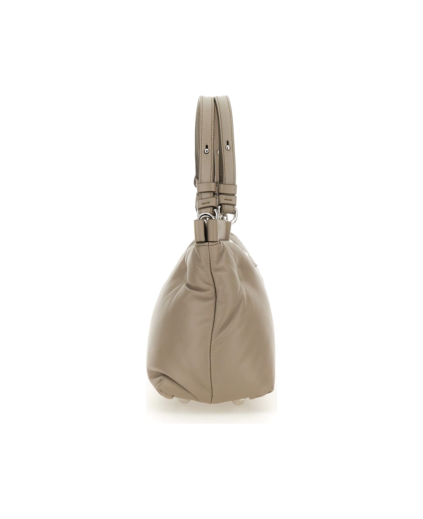 Maison Margiela 'glam Slam' Dove Grey Leather Bag - DOVE
