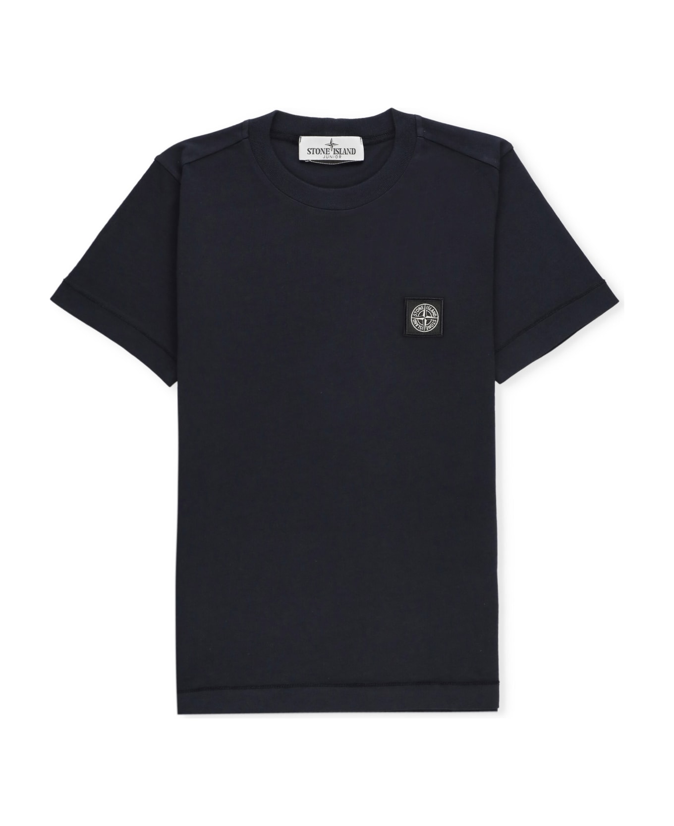 Stone Island Cotton T-shirt - Blue Tシャツ＆ポロシャツ