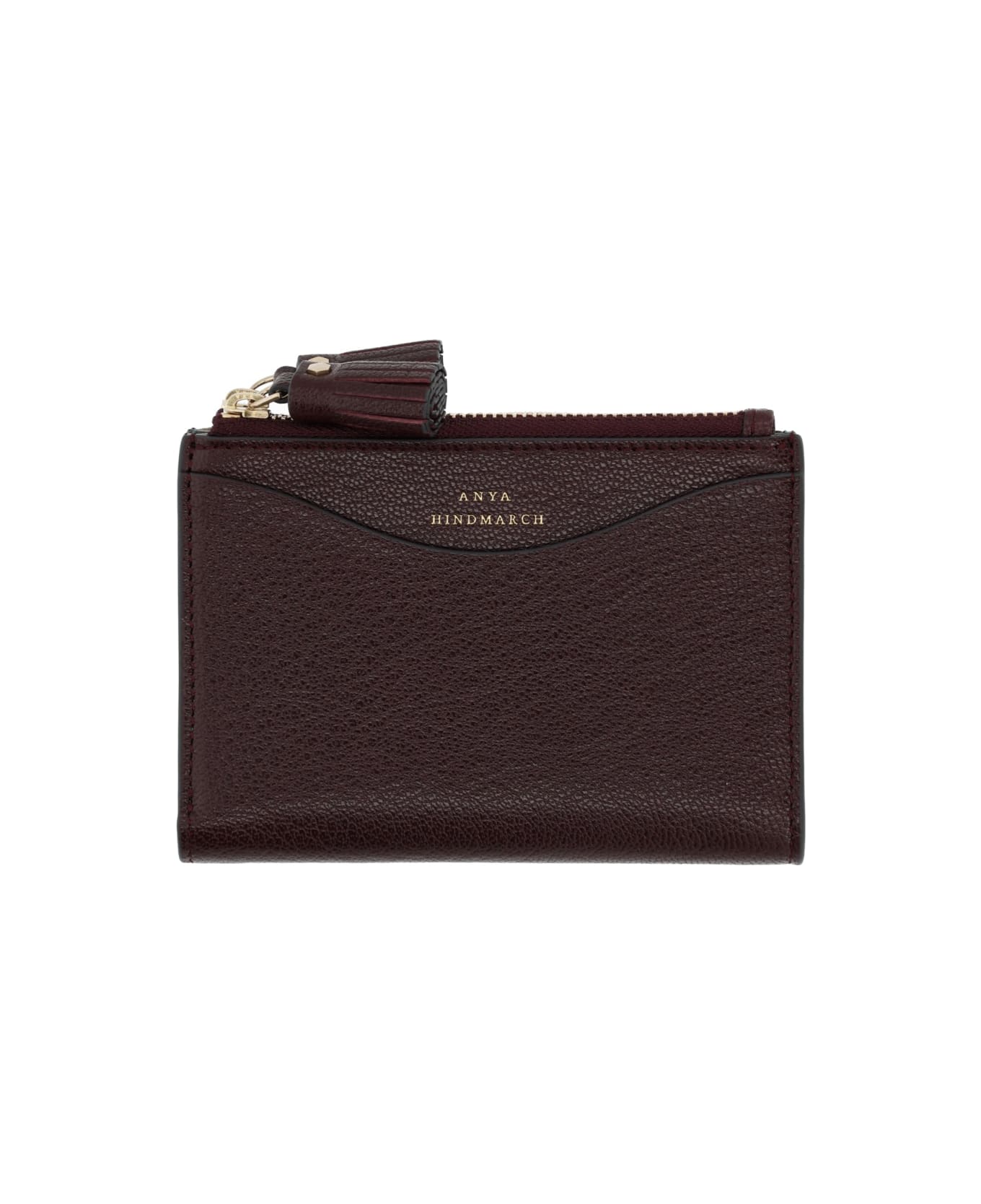 Anya Hindmarch Leather Wallet - BROWN