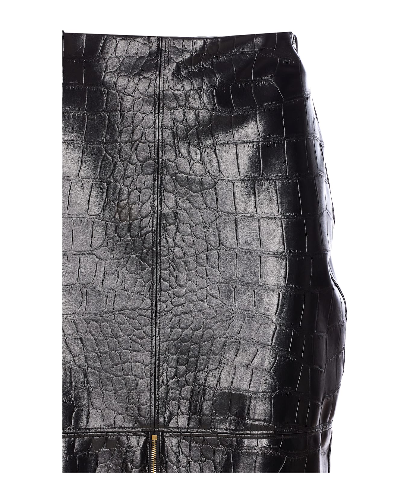 Elisabetta Franchi Midi Skirt - Black