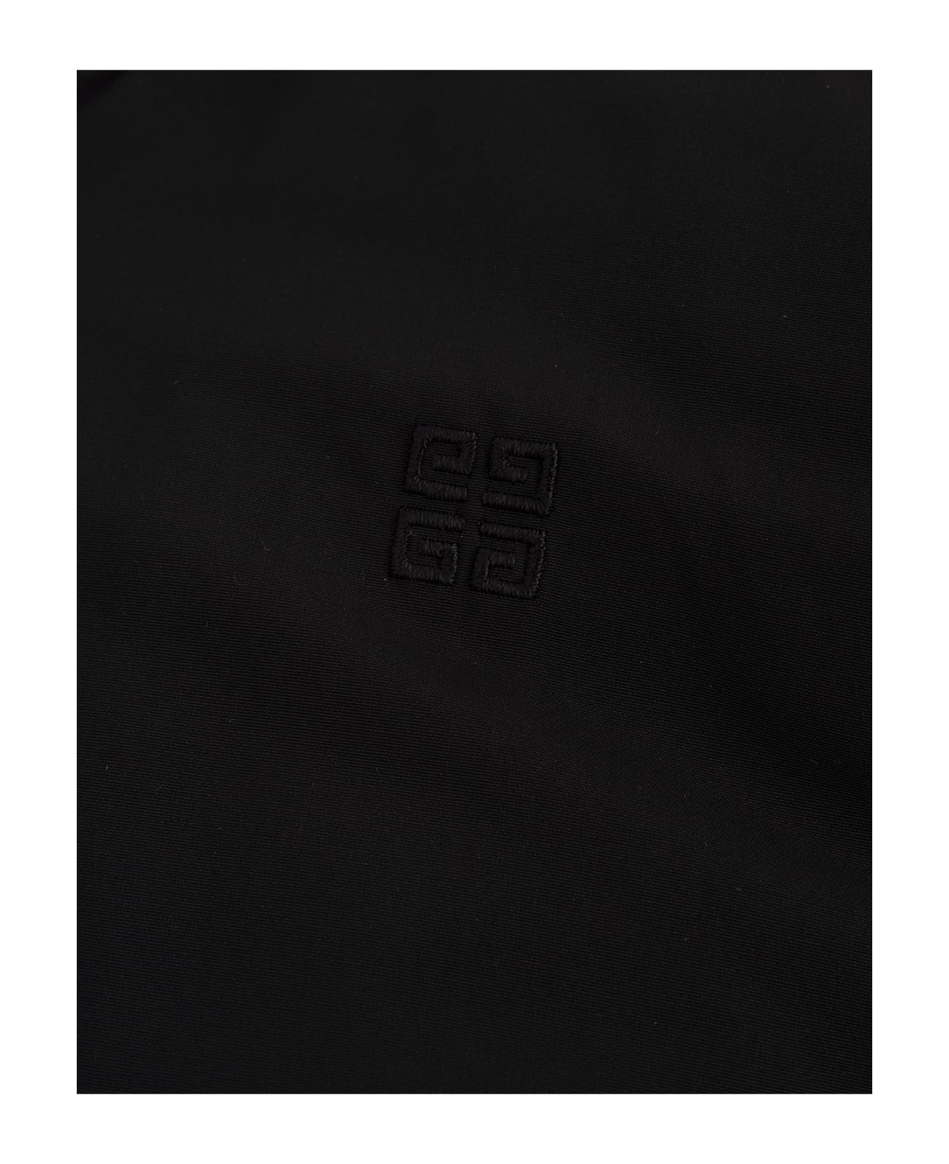 Givenchy Voyou Bomber Jacket In Black Taffeta Cotton - Black
